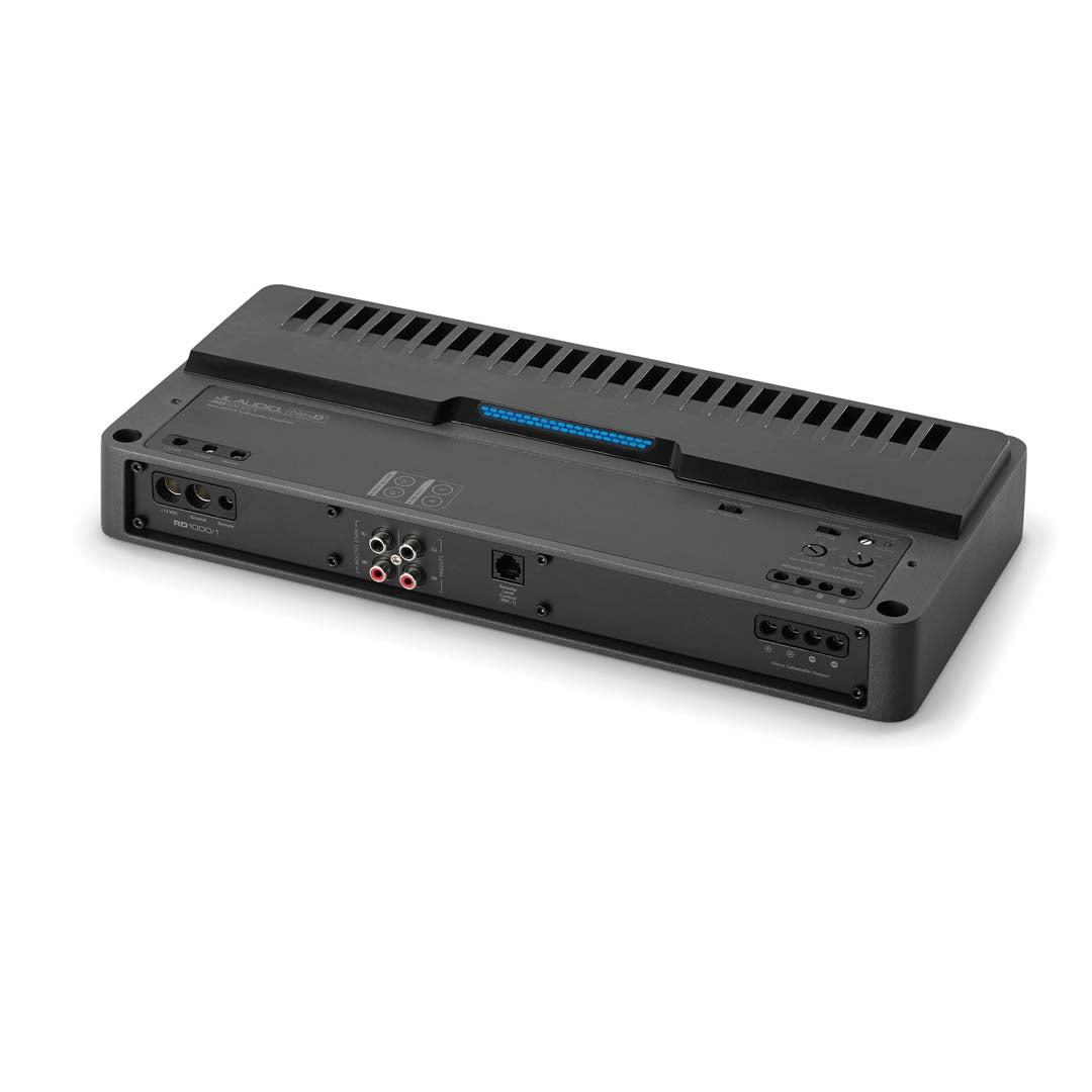 JL Audio RD1000/1 Class D Mono Amplifier - 1000W High Power Car Subwoofer Amp for Deep Bass | Perfect for Car Audio Systems & Truck Sound Upgrades
