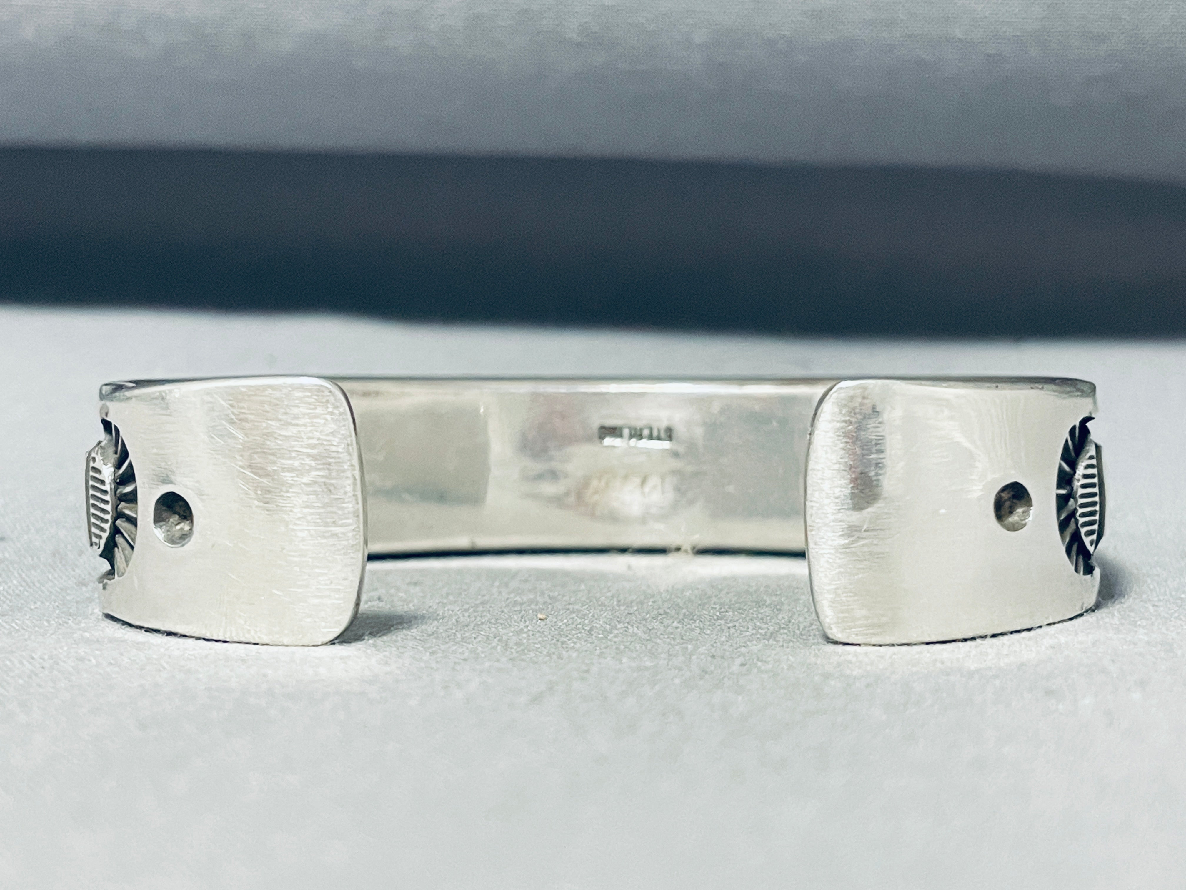 Authentic Navajo Sterling Silver Bear Cuff Bracelet - 104 Grams Heavy Duty Handmade Jewelry for Women & Men - Perfect for Boho, Western & Native American Fashion