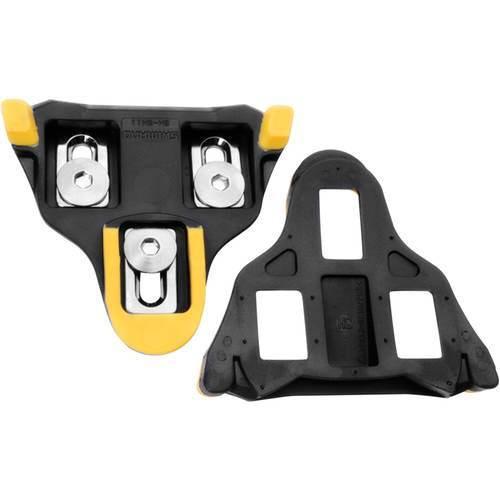 Shimano SM SH11 Yellow 6 Degree SPD SL Cleat Set - Compatible with Road Bike Pedals - Perfect for Cycling, Triathlon & Indoor Training