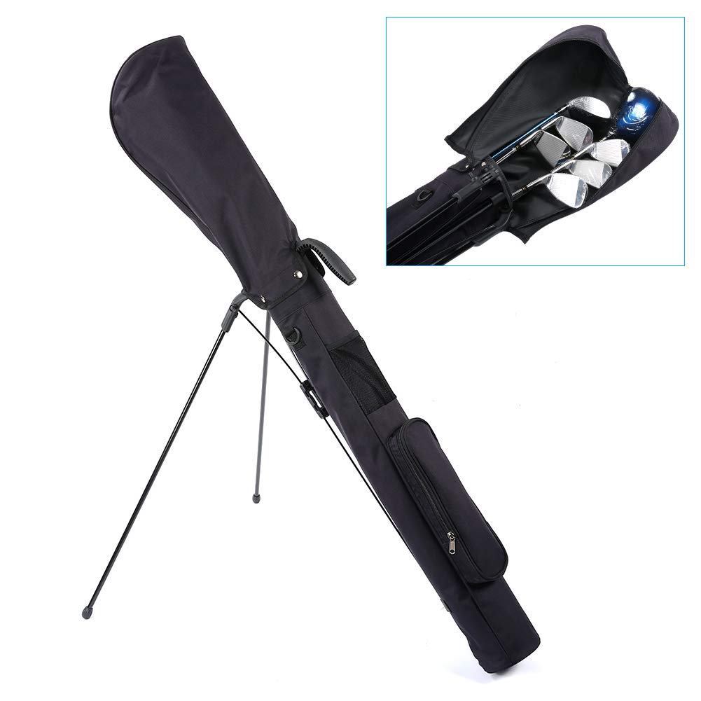 Sunday Golf Bag - Lightweight Stand Golf Bag with Adjustable Strap, 2-Way Driver Compartment for Pitch & Putt | Perfect Golf Gift for Men | Ideal for Weekend Golfers & Driving Range Practice