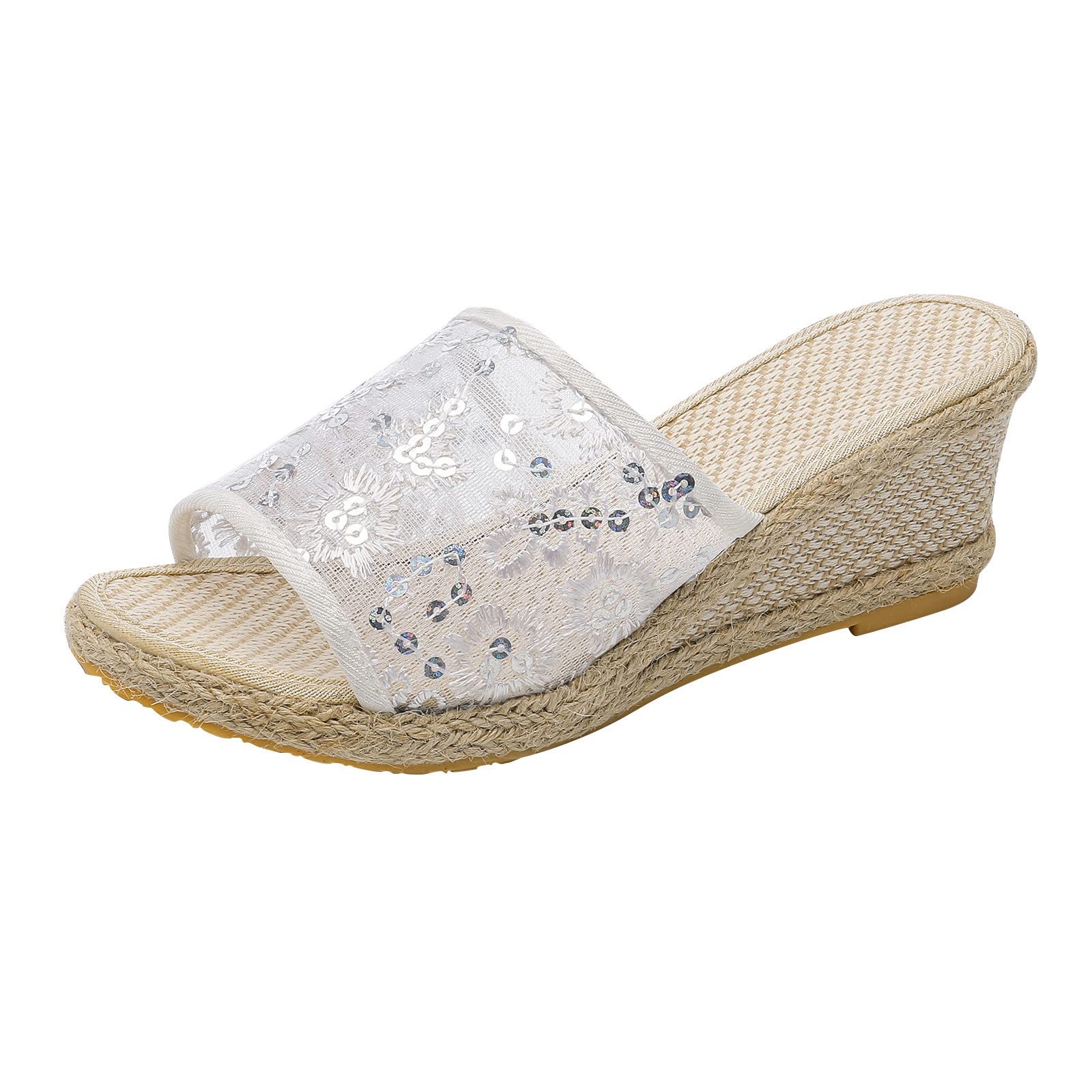 Women's Casual Summer Roman Sandals - Open Toe Buckle Strap Leather Flat Sandals for Walking | Retro Style Beach & Vacation Footwear