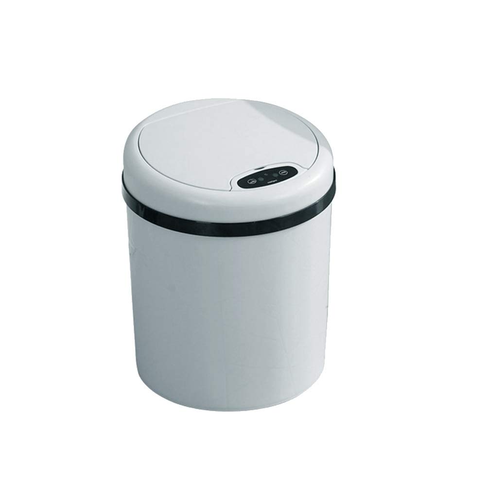 VICASKY Automatic Sensor Trash Can - Smart Motion Sensor Kitchen & Bathroom Garbage Bin, Hands-Free Waste Bin, Battery-Free (Size S, Grey) - Perfect for Home, Office, and Commercial Use