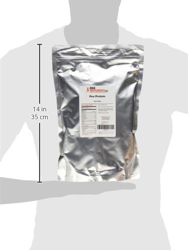 Organic Pea Protein Powder 1kg (2.2 lbs) - Plant-Based Vegan Protein Supplement, Unflavored & Gluten-Free - 30g per Serving - BulkSupplements.com | Ideal for Smoothies, Baking & Post-Workout Recovery