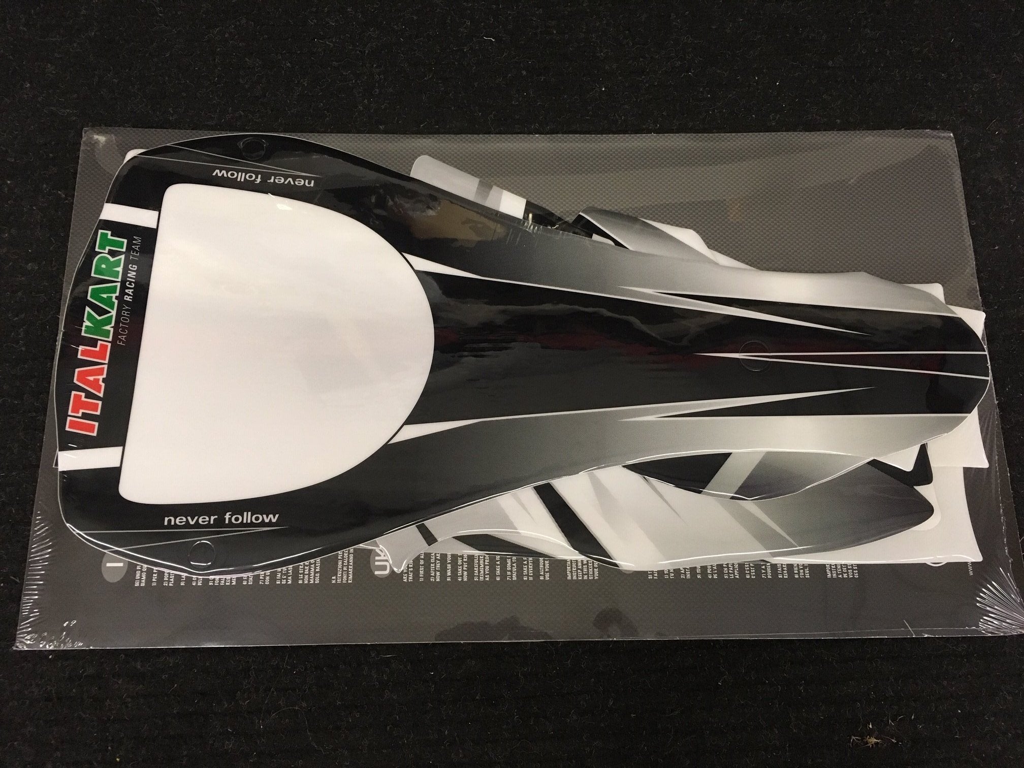 Italkart 506 COMPLETE Sticker Kit - Black Version | Waterproof Vinyl Decals for Laptops, Cars, Bikes & DIY Projects