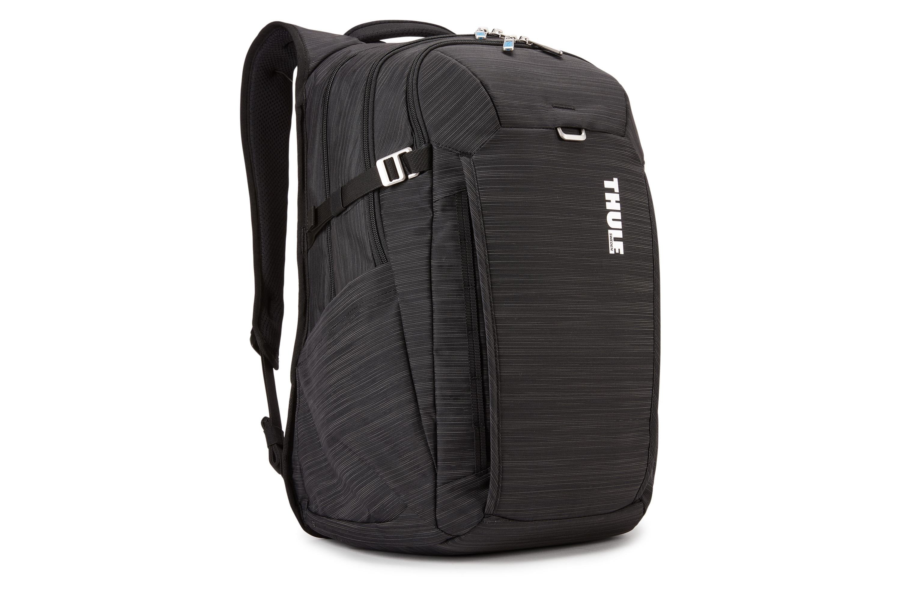 Thule Construct 28L Laptop Backpack - Waterproof & Durable Black Backpack for Work, School & Travel | Fits 15