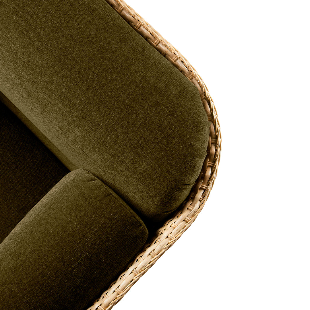 Premium Wicker Basket Lounge Chair for Patio, Outdoor & Garden - Comfortable Rattan Hanging Egg Chair with Cushion - Perfect for Relaxing, Reading & Sunbathing