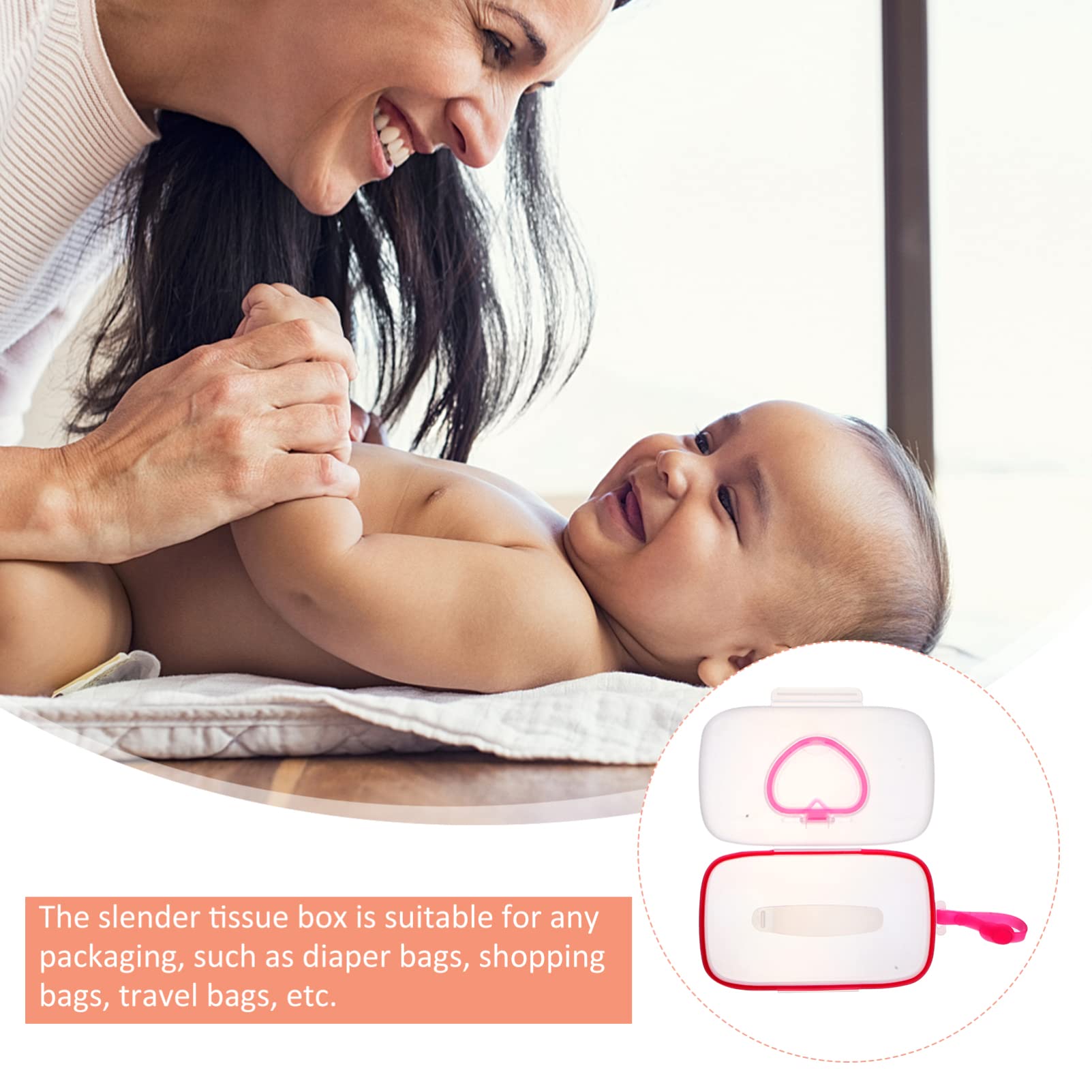 Baby Wipes Dispenser & Storage Box - Portable Travel Tissue Case for Strollers, Diaper Bags & On-the-Go Parents | Perfect for Outdoor Adventures, Baby Care & Home Use