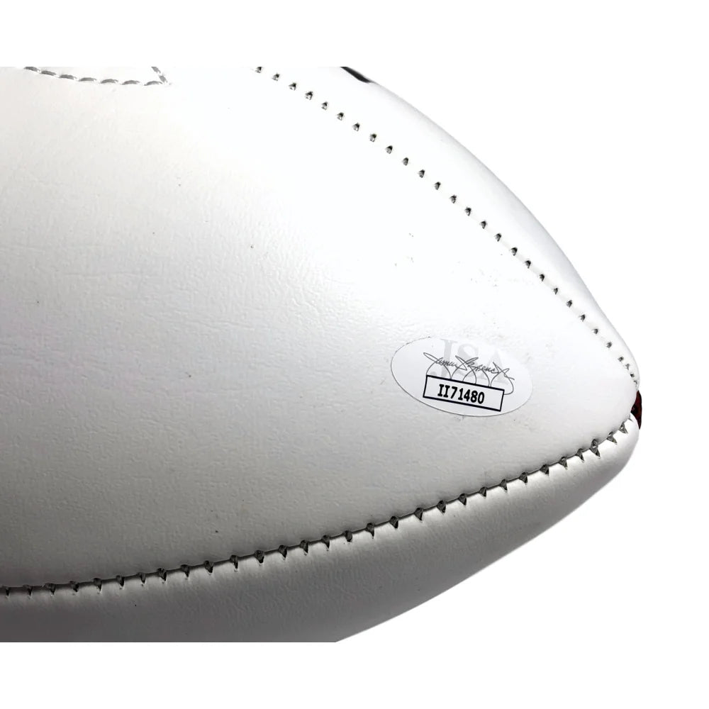 Jason Witten Autographed Las Vegas Raiders White Logo Football - Certified JSA COA - Perfect for NFL Memorabilia Collections & Sports Fan Gifts