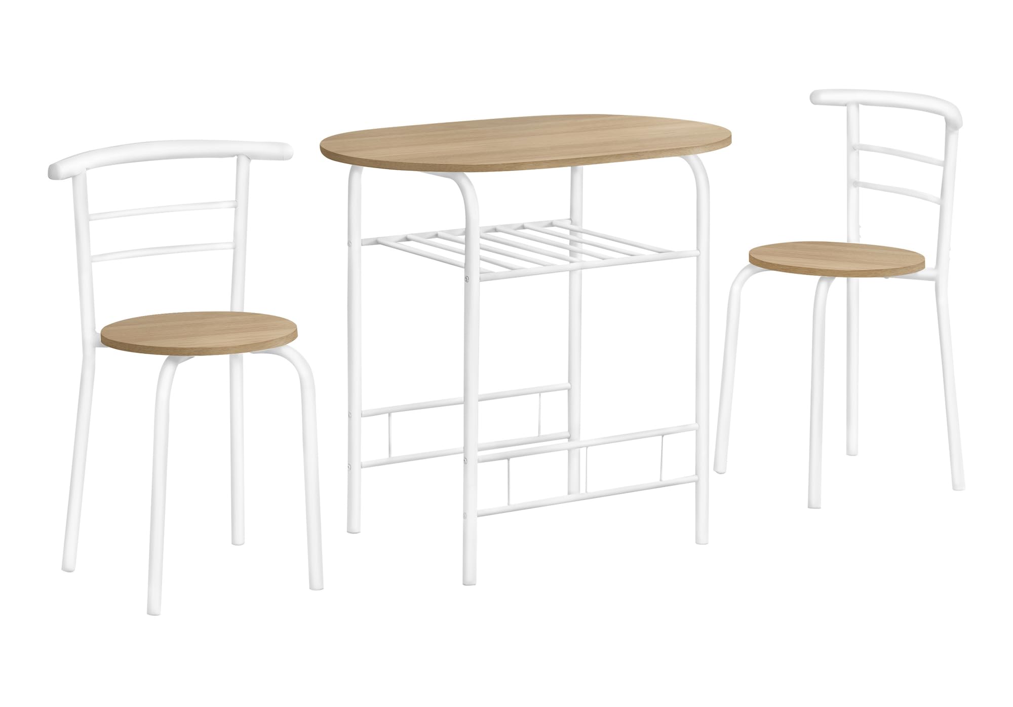 Monarch Specialties 1209 Modern 3-Piece Dining Table Set - 32