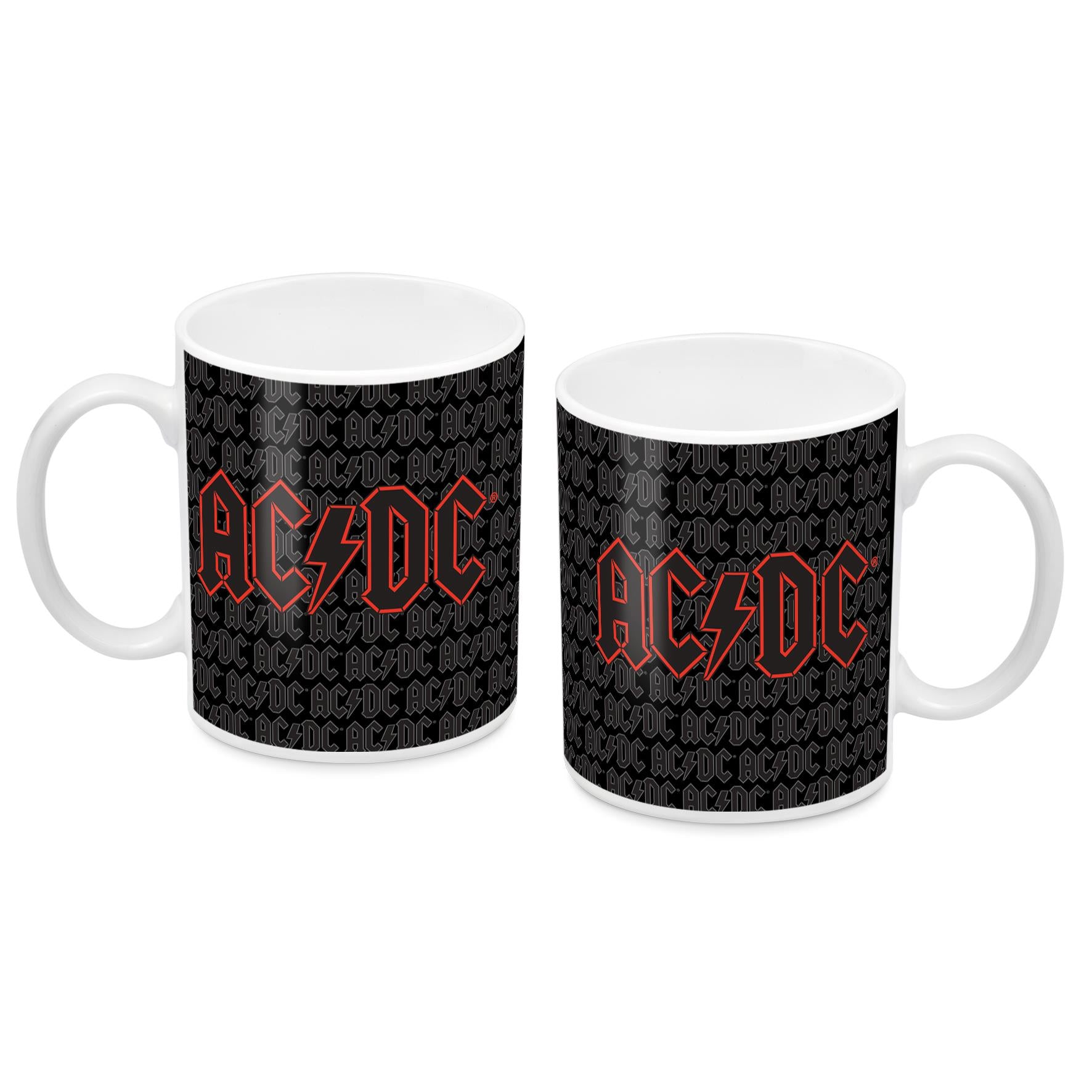 AC/DC Official Logo Coffee Mug & Socks Gift Set - Perfect for Rock Music Fans, Morning Coffee & Casual Wear