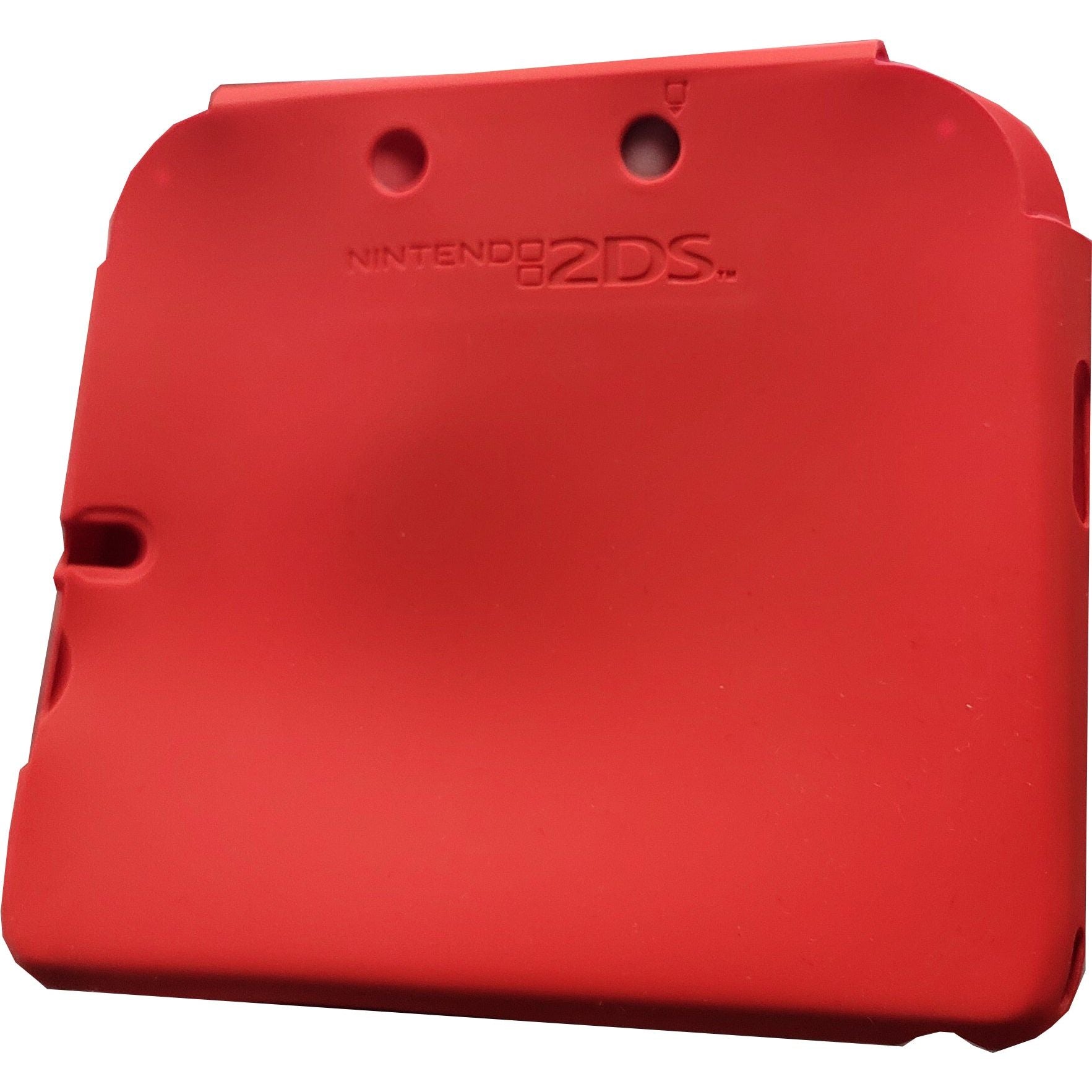 Premium 2DS Silicone Protective Cover - Shockproof & Anti-Slip Case for Nintendo 2DS (Red) - Perfect for Gaming, Travel & Daily Protection
