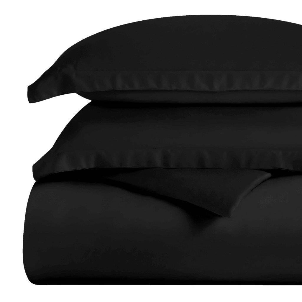 Premium 100% Egyptian Cotton Duvet Cover Set - 300 Thread Count, Breathable & Soft Bedding for All Seasons - Perfect for Master Bedroom, Guest Room & Luxury Hotels