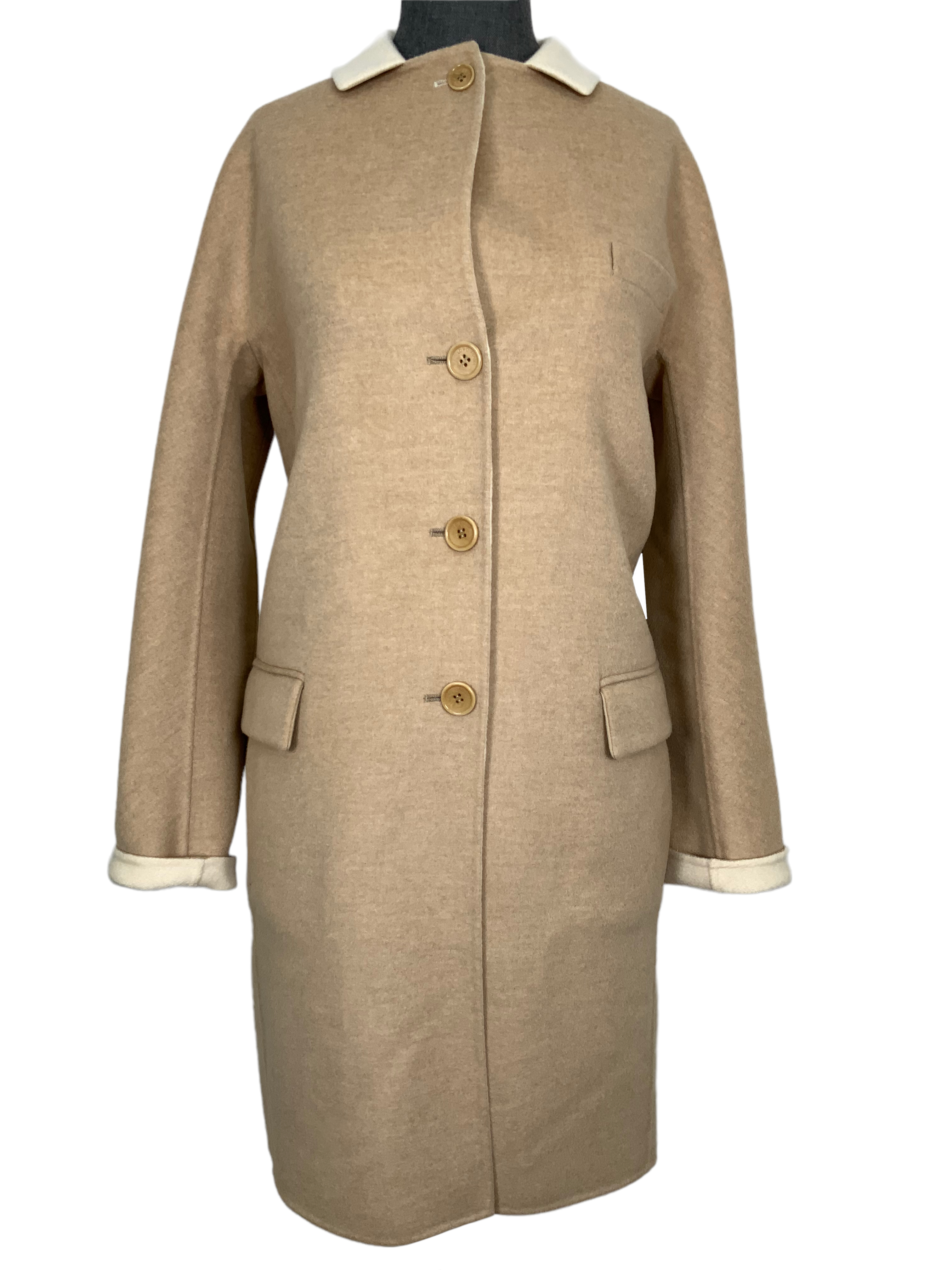 LORO PIANA Duke Cashmere Duster Coat for Women - Soft Luxury Long Coat, Size S - Perfect for Fall & Winter Fashion, Office Wear & Evening Outfits