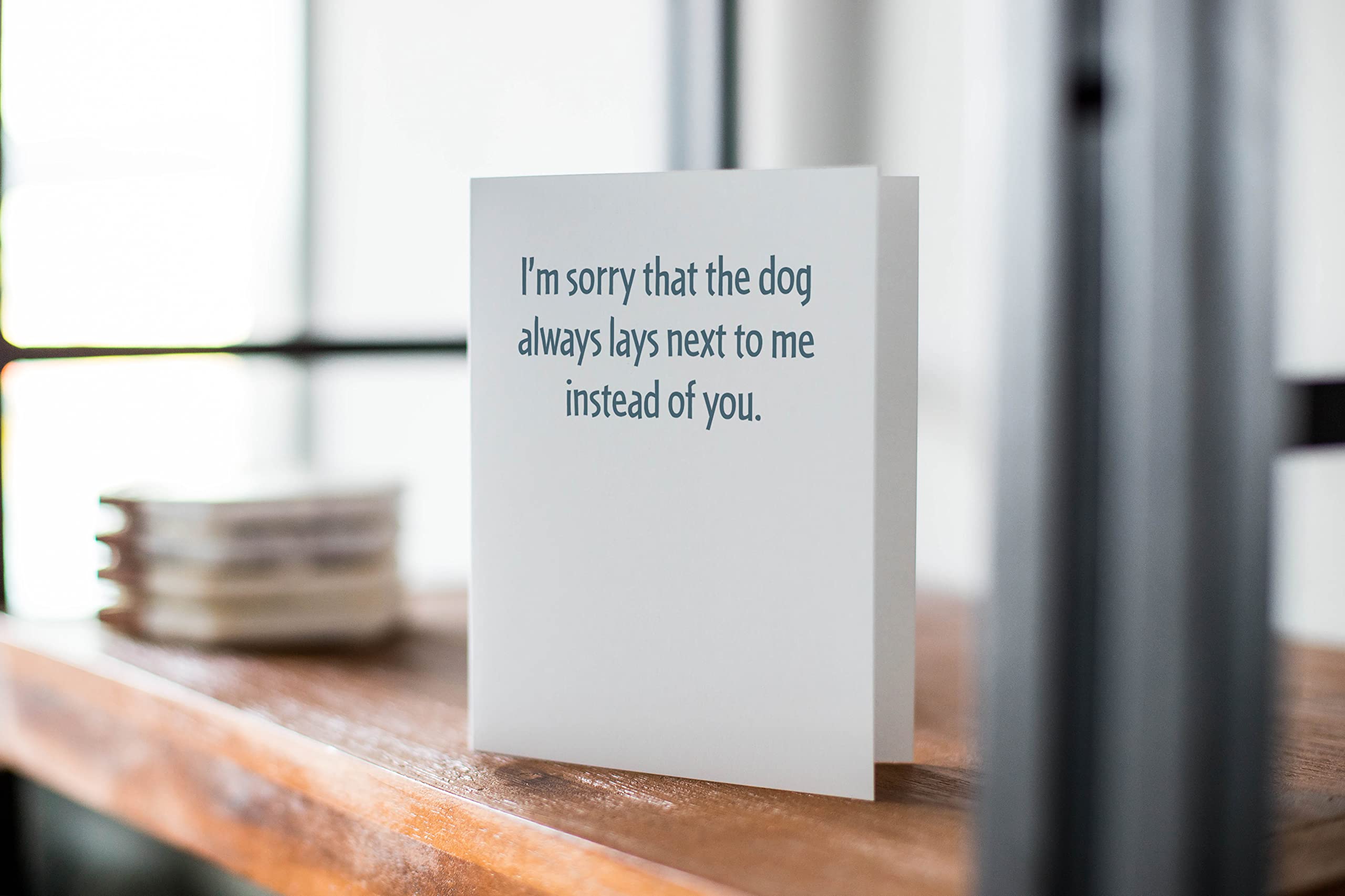 Funny Dog Card - I Love You - Perfect for Birthdays, Anniversaries, and Just Because Moments