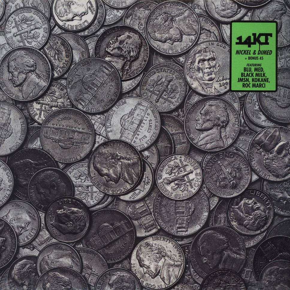 14KT Nickel & Dimed 2x12+7 LPMMGIS003 Vinyl Record by Mello Music Group - Perfect for Hip-Hop Collectors & Music Enthusiasts