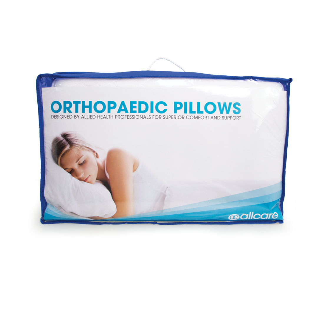 AllCare Standard Memory Foam Orthopedic Pillow for Neck Pain Relief & Better Sleep - Supportive Pillow for Side, Back & Stomach Sleepers