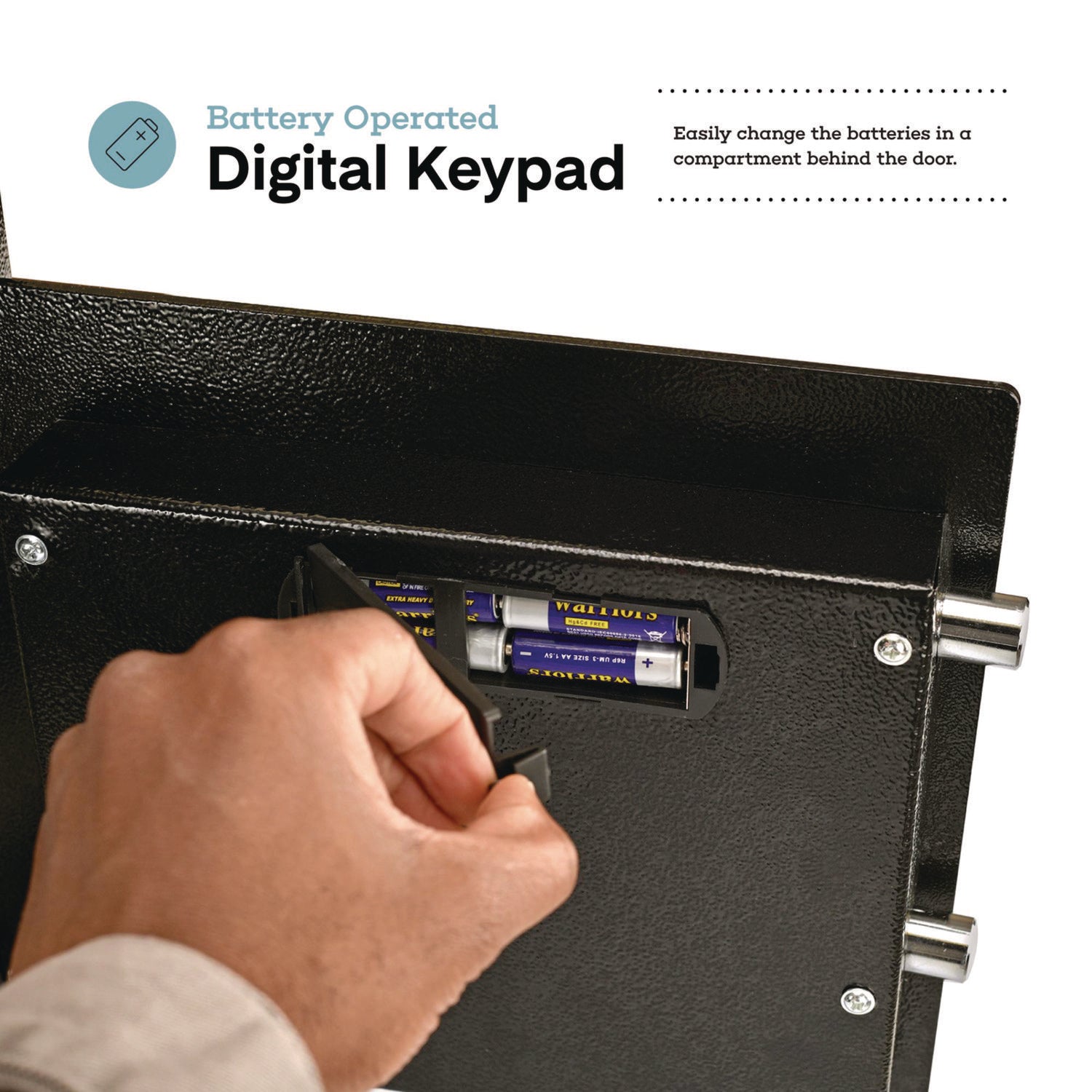 AdirOffice 1.1 Cubic Feet Digital Security Safe Box with Electronic Keypad - 15.3
