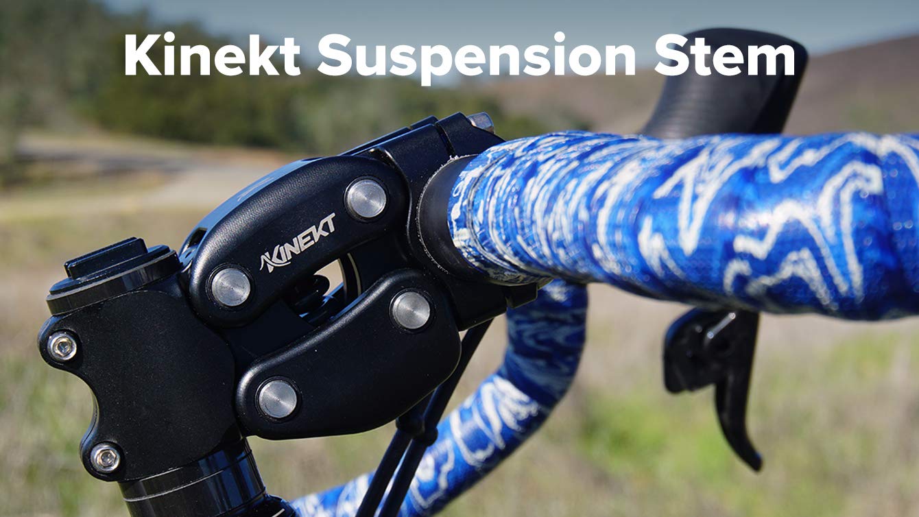 KINEKT Suspension Stem – Adjustable Height Bicycle Handlebar Stem for Mountain Bike, Road Bike, MTB & BMX – Reduce Shoulder Pain & Improve Comfort – Perfect for Rough Trails, Commuting & Long-Distance Cycling
