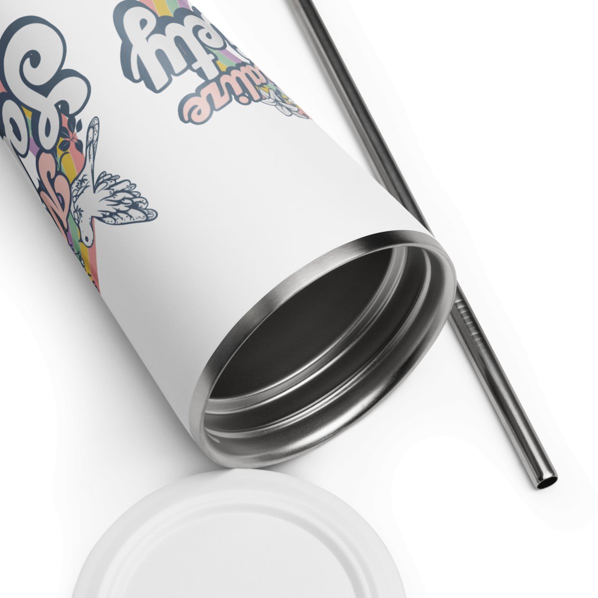Normalize Sobriety Insulated Tumbler - 20oz Stainless Steel Travel Mug with Lid - Keeps Drinks Hot/Cold for Hours - Perfect for Coffee, Tea, or Water - Ideal for Office, Gym, or Outdoor Activities