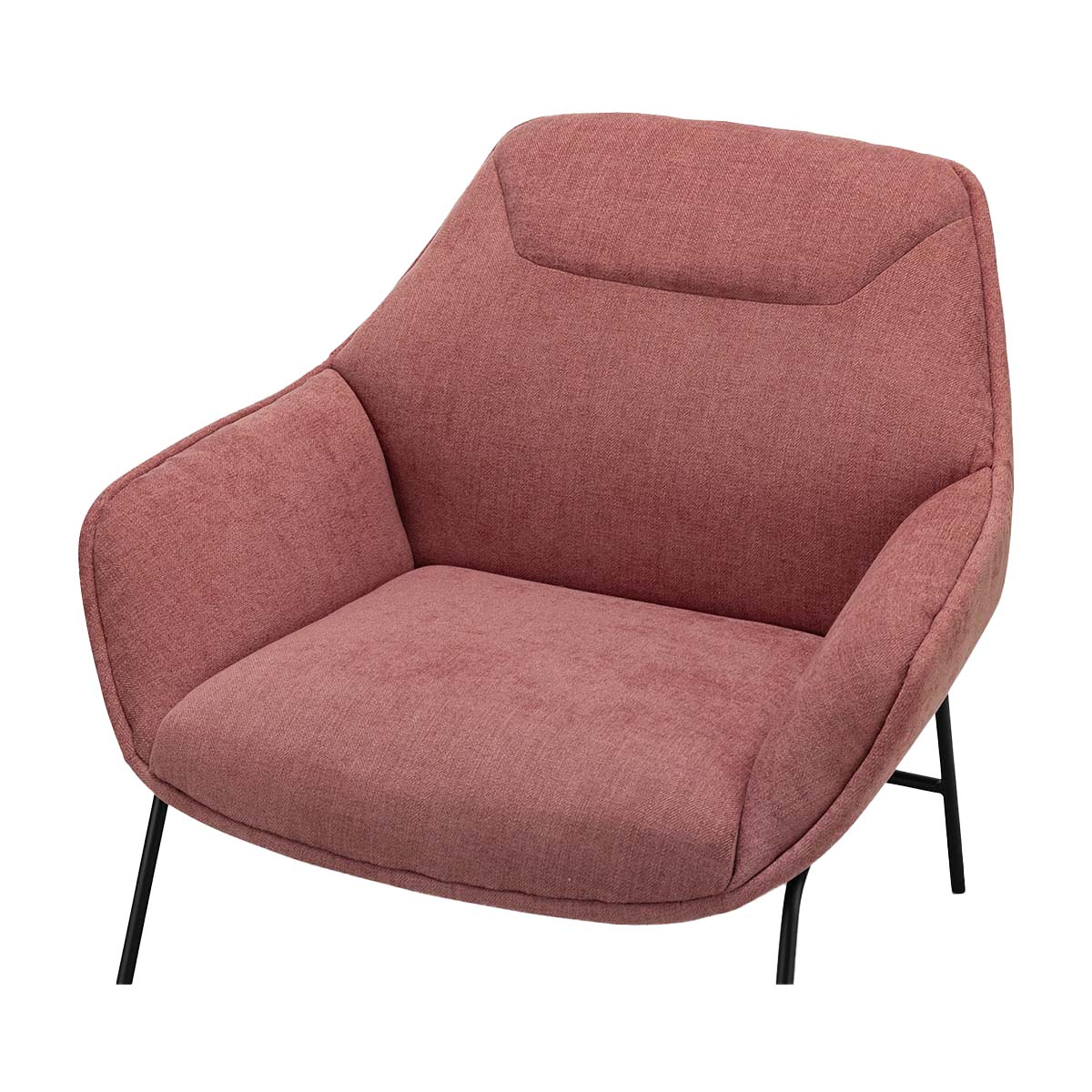 Luxury Designer Fabric Armchair - Modern Upholstered Accent Chair for Living Room, Bedroom & Office - Comfortable & Stylish Home Decor Furniture