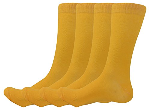 Solid Lt Orange (4 Pairs)