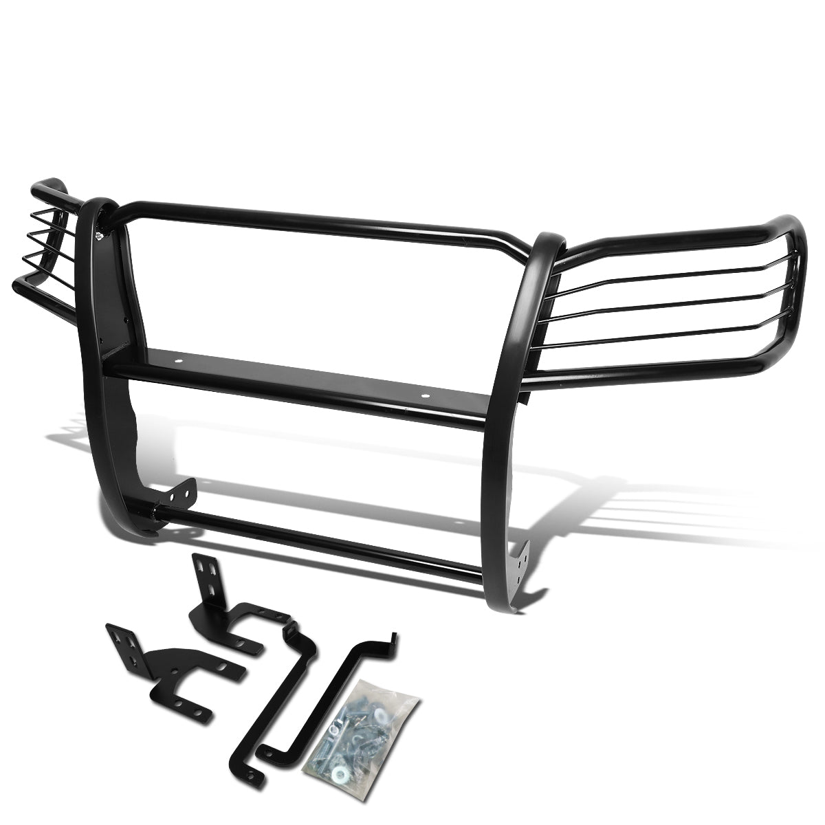 2005-2015 Toyota Tacoma Heavy Duty Steel Black Grille Guard - Off-Road Front Bumper Protection for Trucks & SUVs