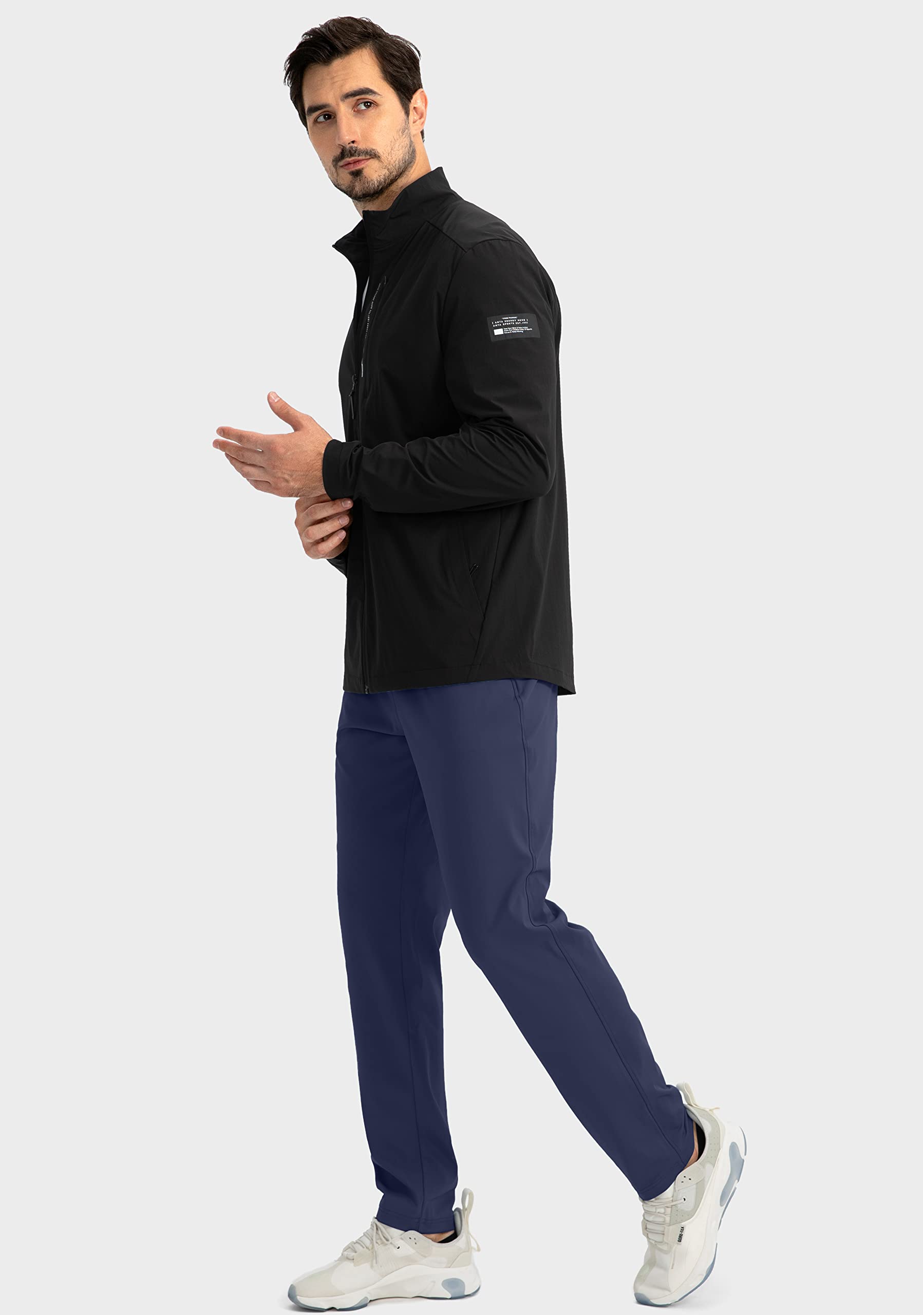 G Gradual Men's Sweatpants with Zipper Pockets - Tapered Joggers for Running, Workout & Gym | Athletic Pants for Men | Perfect for Jogging, Training & Casual Wear