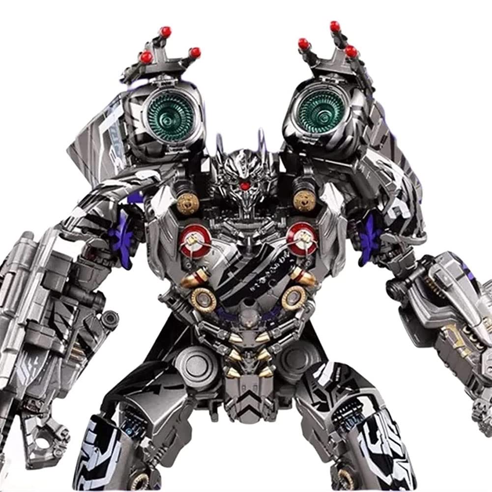 V-Class King Kong Alloy Deformation Toy LS01S - Star Pattern Zeus Aircraft Model, 2 Transformable Forms, Cool Collectible for Kids & Adults | Perfect Birthday Gift for Action Figure & Robot Lovers
