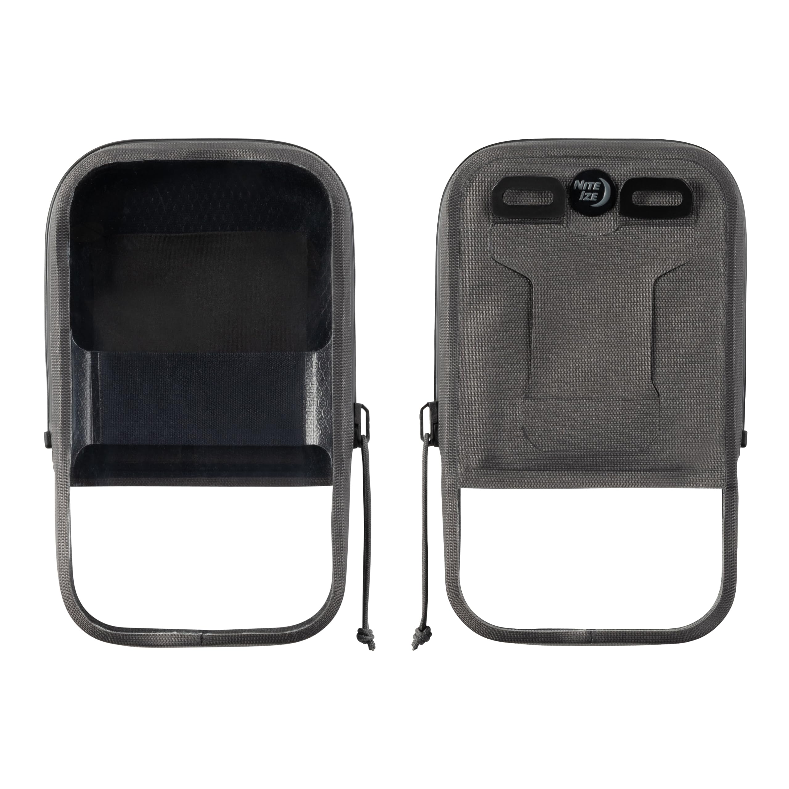Nite Ize Runoff Waterproof Phone Case with TRU Zip Technology - IP67 Certified Waterproof Phone Pouch & Lanyard - Perfect for Swimming, Beach, Kayaking & Outdoor Activities - Charcoal Black