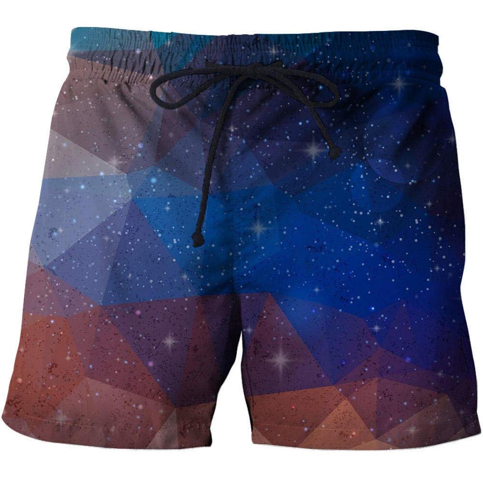 **DCLINA Men's Quick Dry Swim Trunks - Lightweight Beach Shorts with Pockets for Swimming, Surfing & Casual Wear - Perfect for Pool, Vacation & Outdoor Activities**