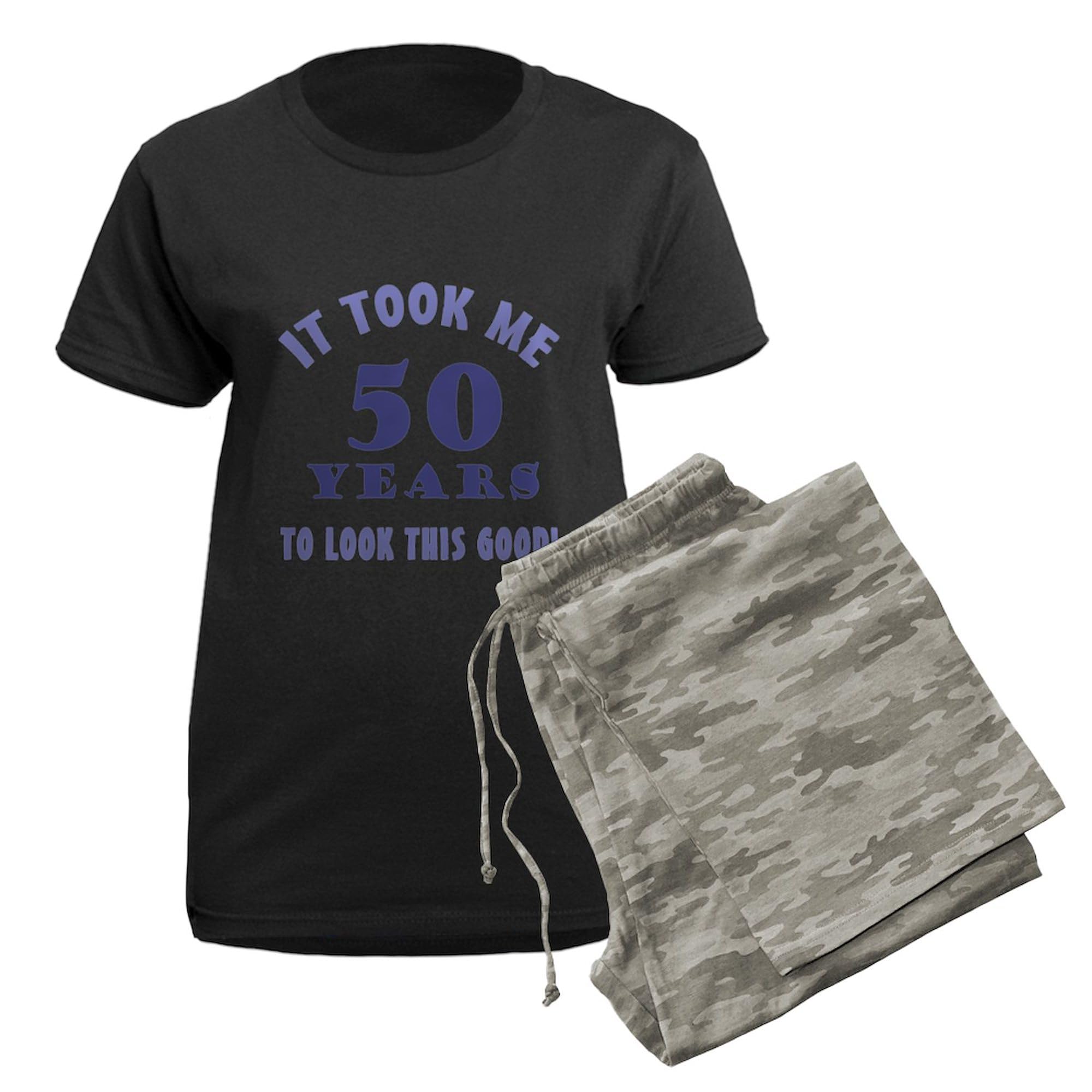 Funny 50th Birthday Gifts for Women - Novelty Pajama Set with Humorous Print | Perfect for Sleepovers, Girls Night In & Birthday Party Celebrations