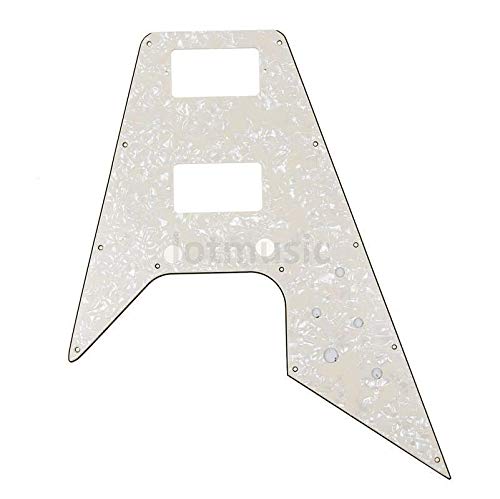 1Pcs HH Pickguard for Gibson 67 Reissue Flying V Electric Guitar - Replacement Guitar Parts for DIY Repair & Customization - Perfect for Vintage Guitar Restoration & Stage Performances