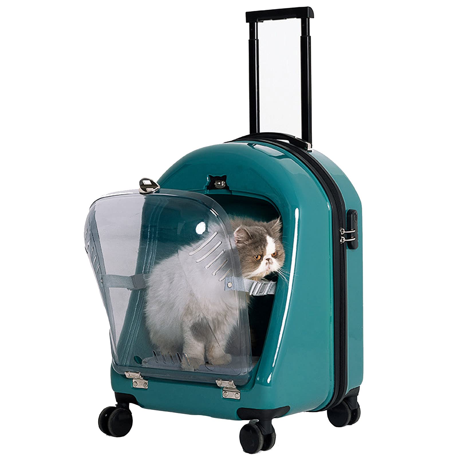 Large Capacity Pet Carrier Bag for Cats & Dogs - Durable Trolley Case for Travel, Vet Visits & Outdoor Adventures | Perfect for Airplane, Car Rides & Daily Walks