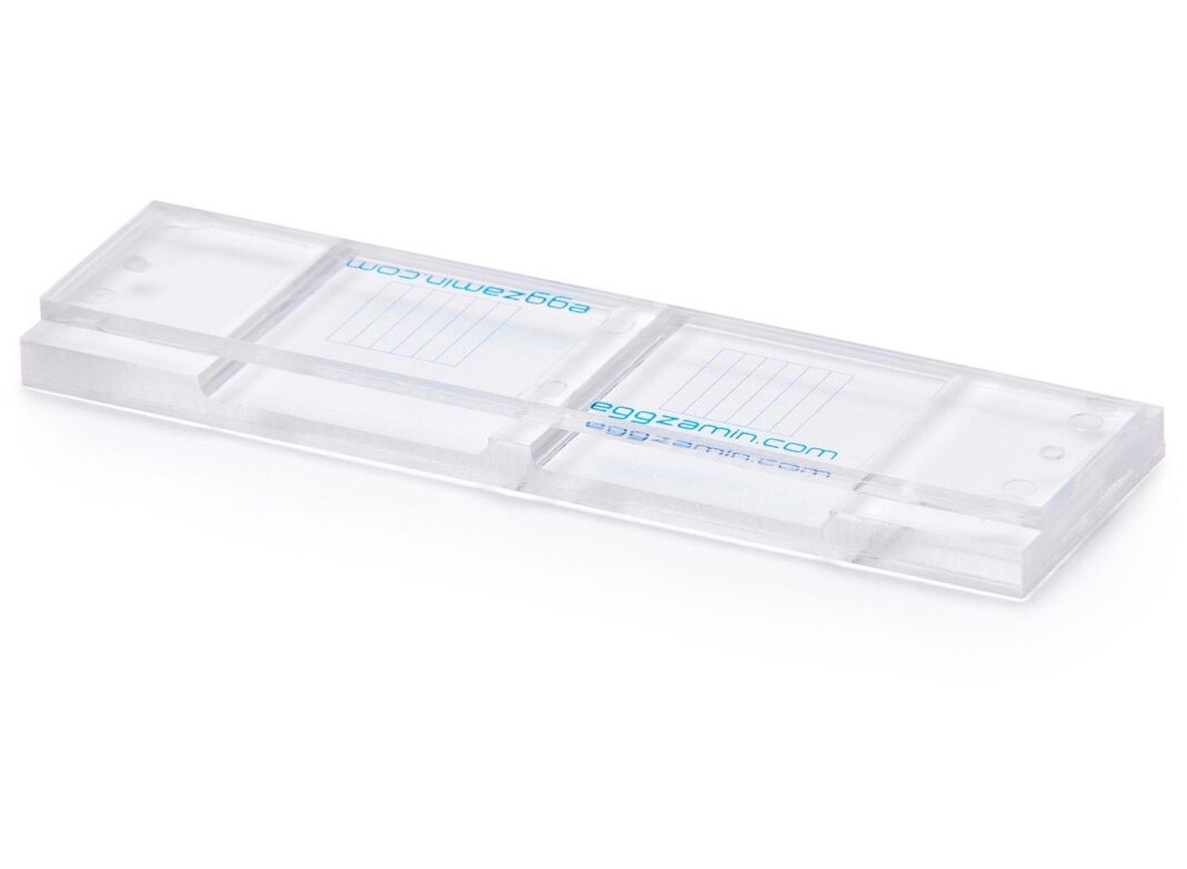 McMaster Method Microscope Slide for FEC (Fecal Egg Count) & Worm Testing - Double Chamber Parasite Detection Kit for Horses, Sheep, Goats, Cattle | Veterinary & Livestock Health Management Tool