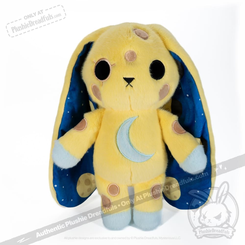 Plushie Dreadfuls Full Moon Bunny Stuffed Animal - Soft Cuddly Plush Toy for Kids, Gifts & Halloween Decor