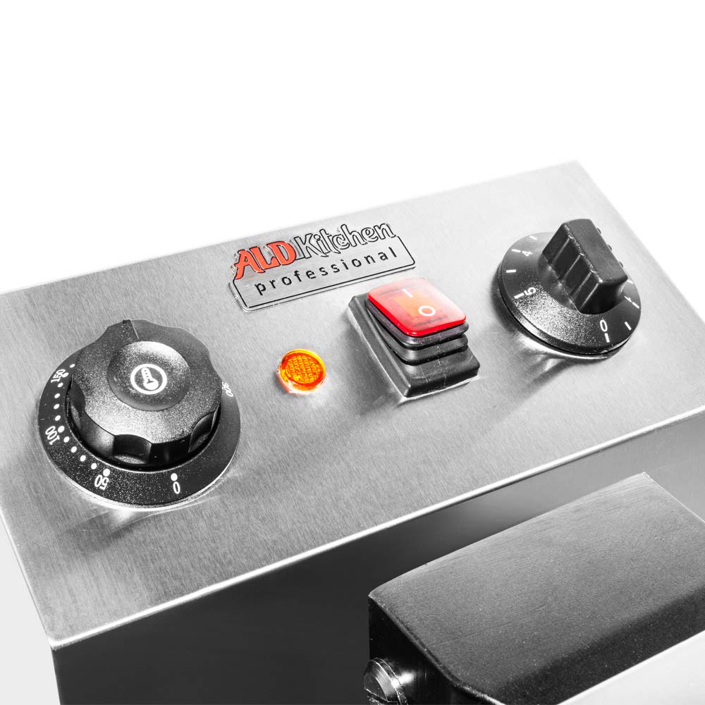 ALDKitchen Bubble Waffle Maker Machine - Nonstick Coating Stainless Steel Electric Waffle Iron (110V) for Homemade Egg Puffs, Bubble Waffles & Hong Kong Style Street Snacks