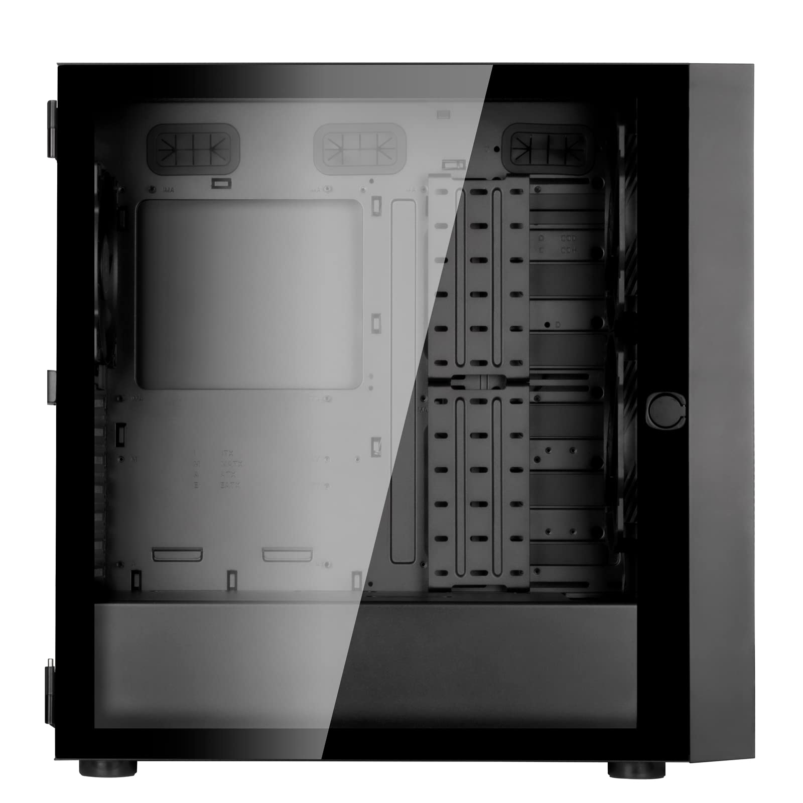 SilverStone Technology SETA H1 E-ATX Full Tower PC Case - Dual 160mm Front Fans & 140mm Rear Fan, High Airflow Design (SST-SEH1B-G) - Perfect for Gaming Rigs, Workstations & Custom PC Builds