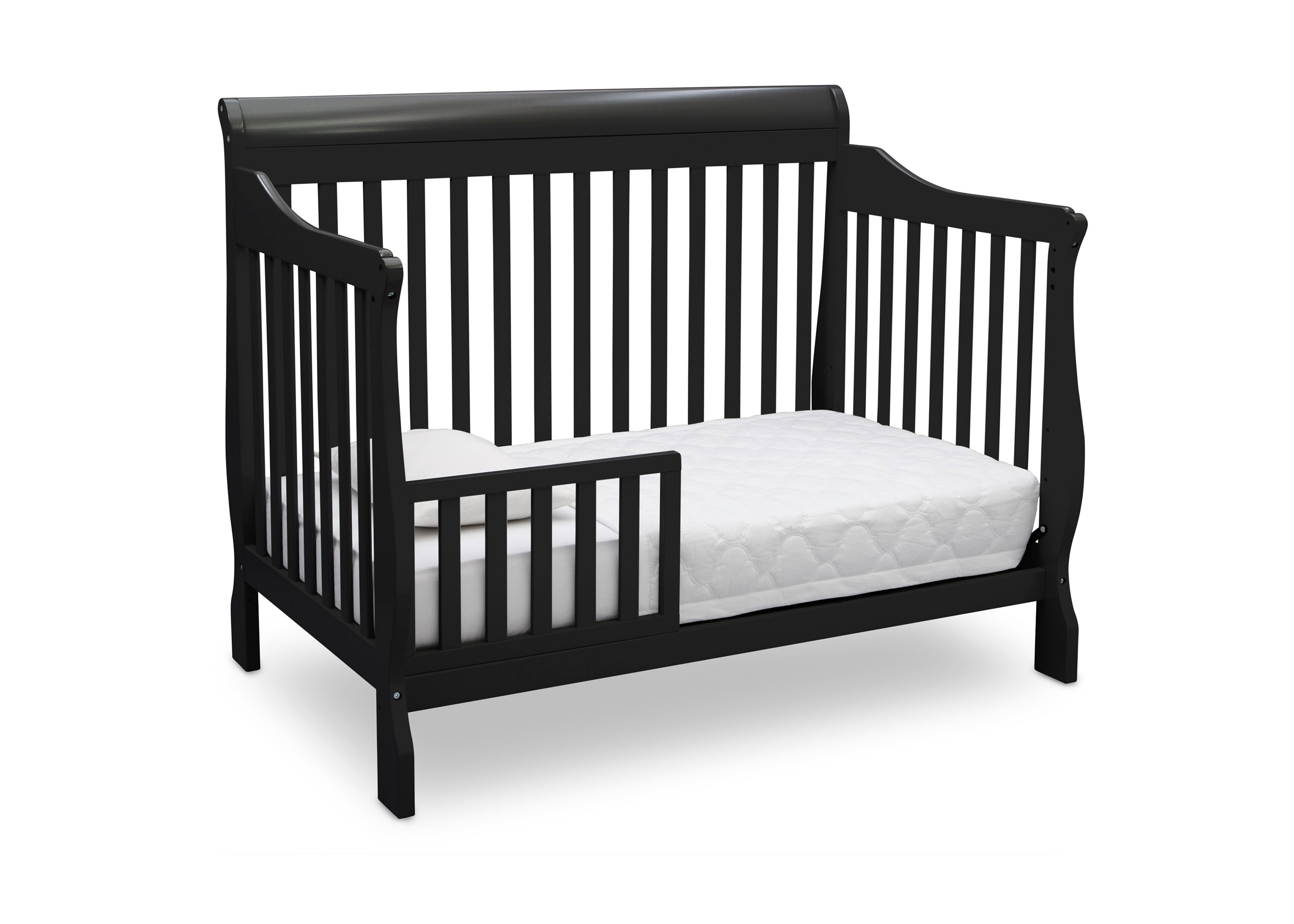 4-in-1 Convertible Baby Crib with Toddler Bed, Daybed & Full-Size Frame - Safe Nursery Furniture for Boys & Girls - Perfect for Newborns to Teens Bedroom