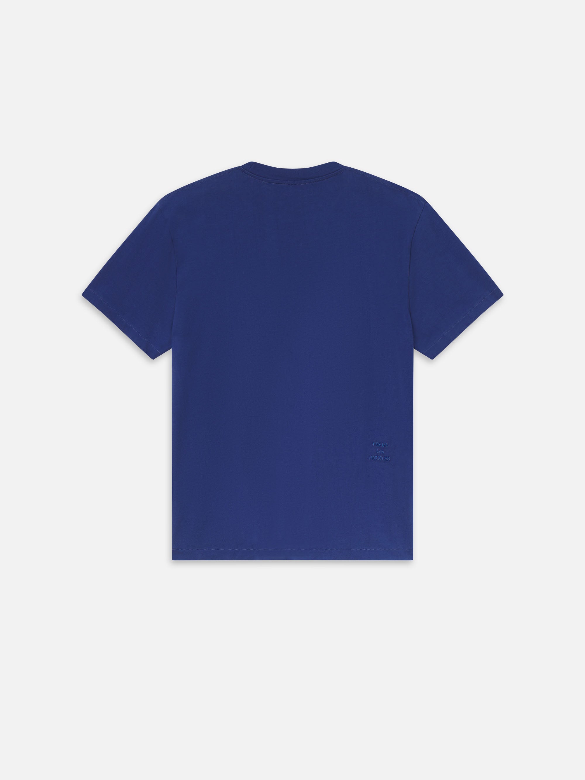 Frame Logo Tee in Reflex Blue | Premium Cotton Graphic T-Shirt for Men & Women | Perfect for Casual Wear, Street Style & Everyday Outfits