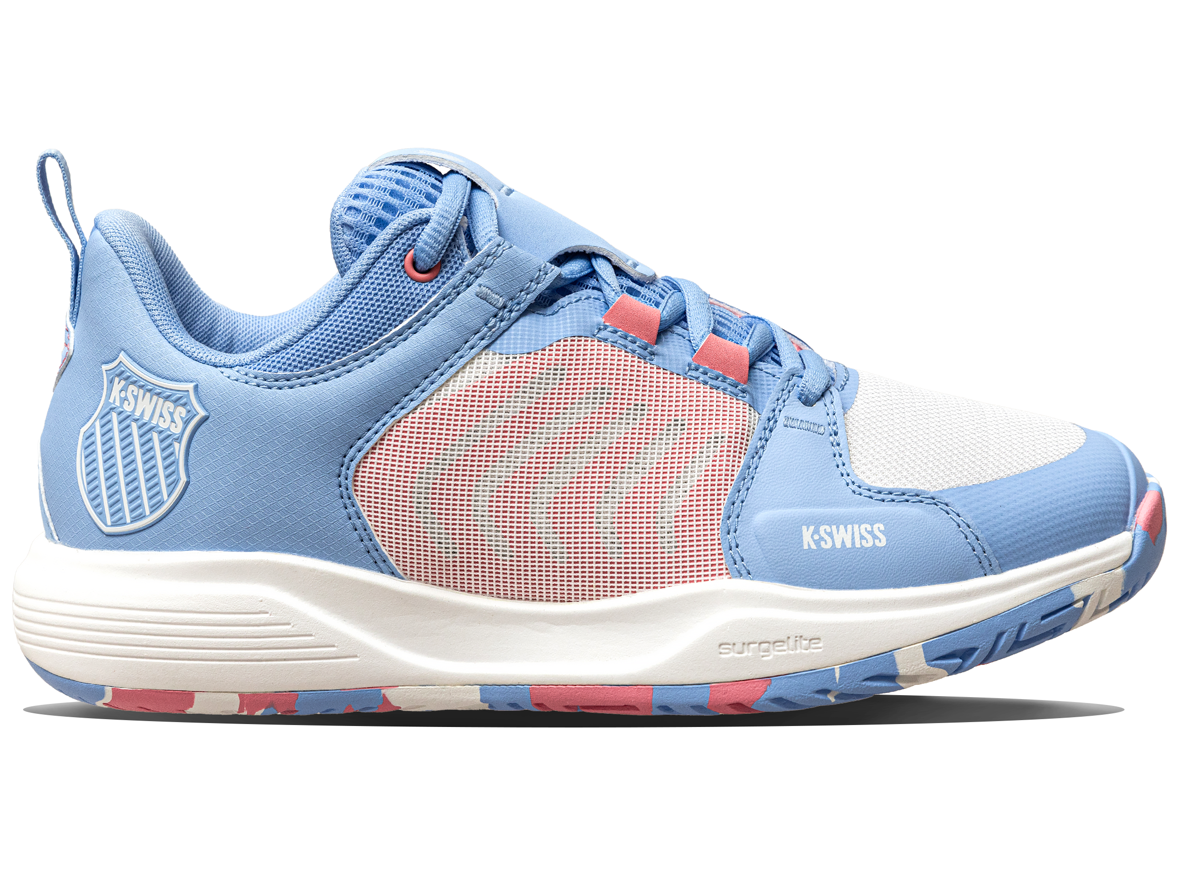 97395 416 M | ULTRASHOT TEAM Basketball Shoes - Open Air/Bright White/Strawberry Ice | High-Performance Sneakers for Men | Perfect for Indoor & Outdoor Courts, Training & Casual Wear