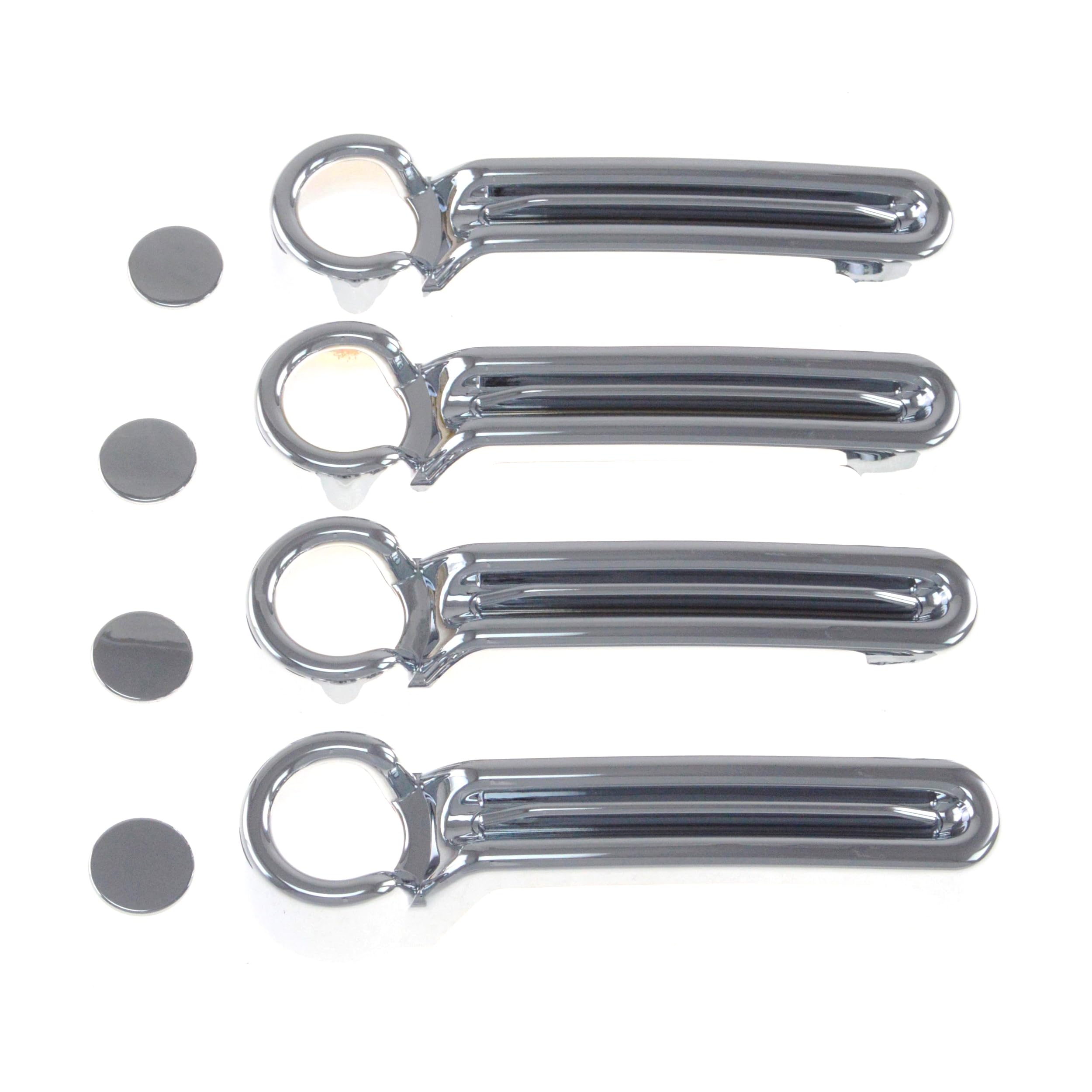Chrome Car Door Handle Cover Trim Accessories for Jeep Wrangler 2007-2017 (No Smart Key) - DH122 - Upgrade Your Ride with Durable Exterior Protection
