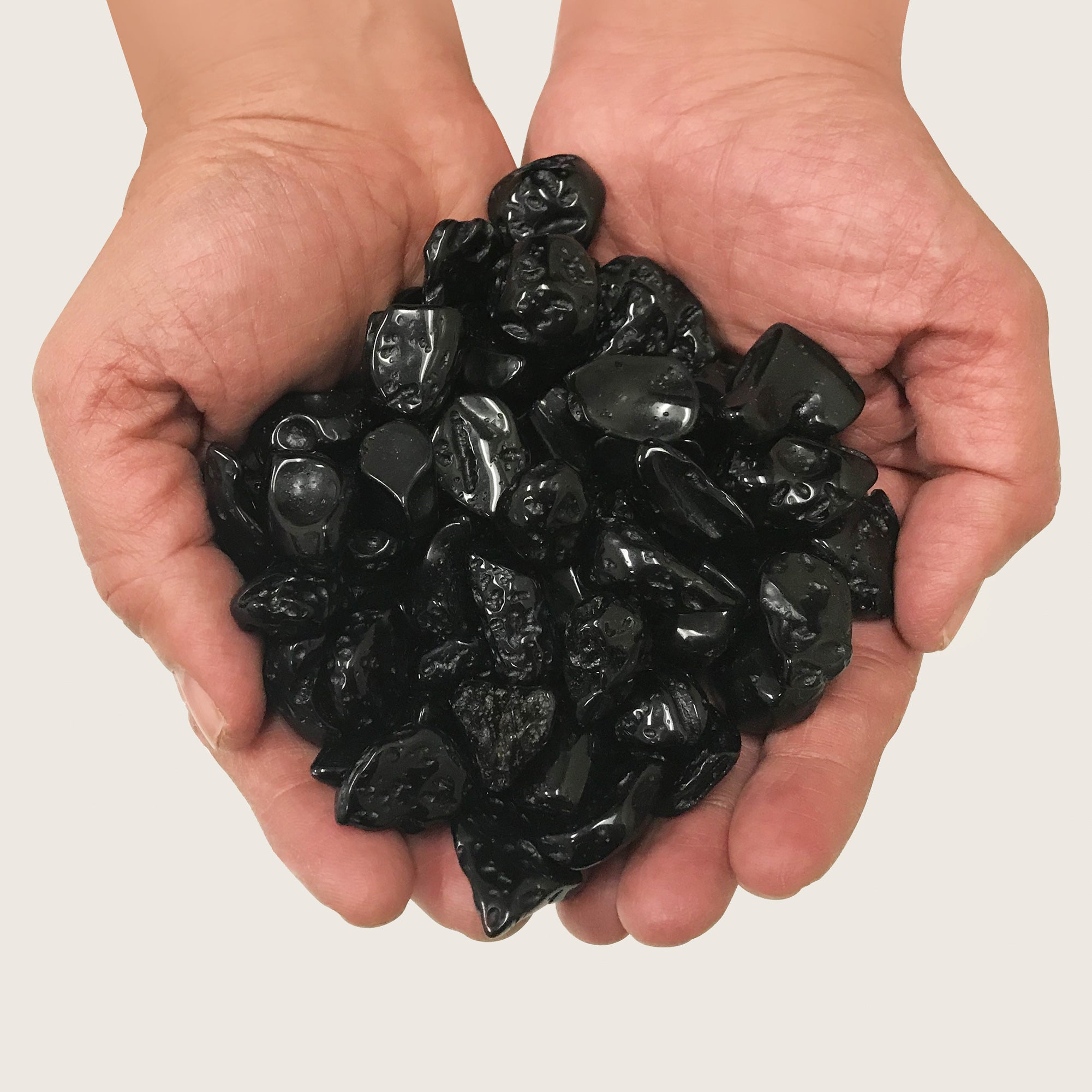 1 lb Natural Polished Tektite Gemstone - Bulk Tumbled Healing Crystals for Meditation, Reiki, Chakra Balancing & Home Decor