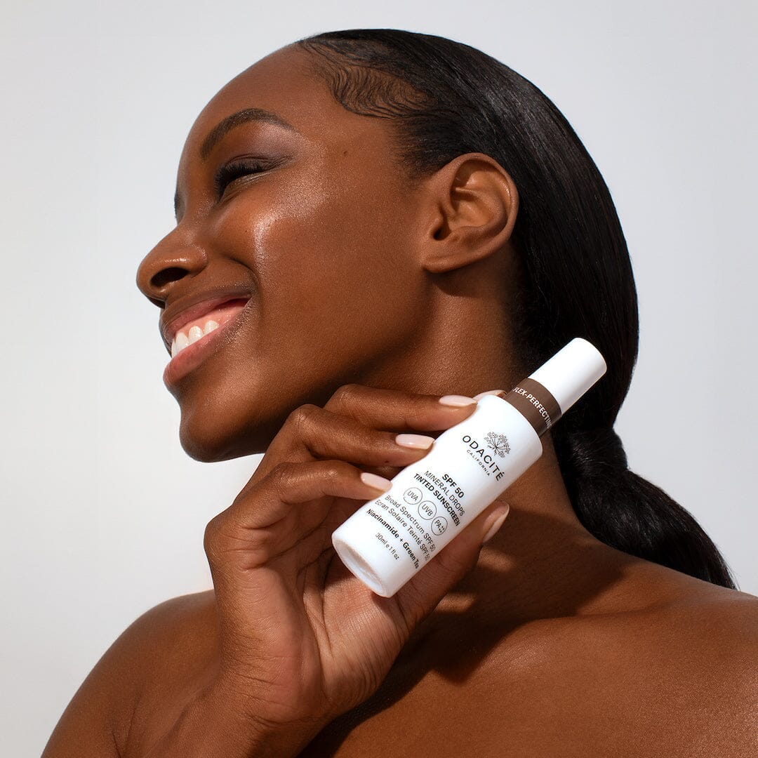 SPF 50 Flex Perfecting™ Mineral Drops Tinted Sunscreen - Oil-Free, Non-Greasy Face Sunscreen for Daily Protection | Perfect for Beach, Outdoor Activities & Sensitive Skin Care
