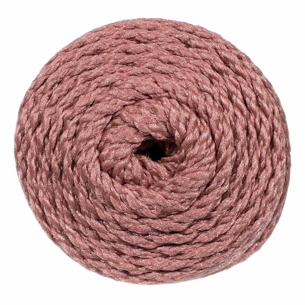 4MM Bonnie Macrame Cord - 100 Yards Rose Pink for DIY Wall Hangings, Plant Hangers & Home Decor | Soft Cotton Rope for Crafting & Bohemian Style Projects