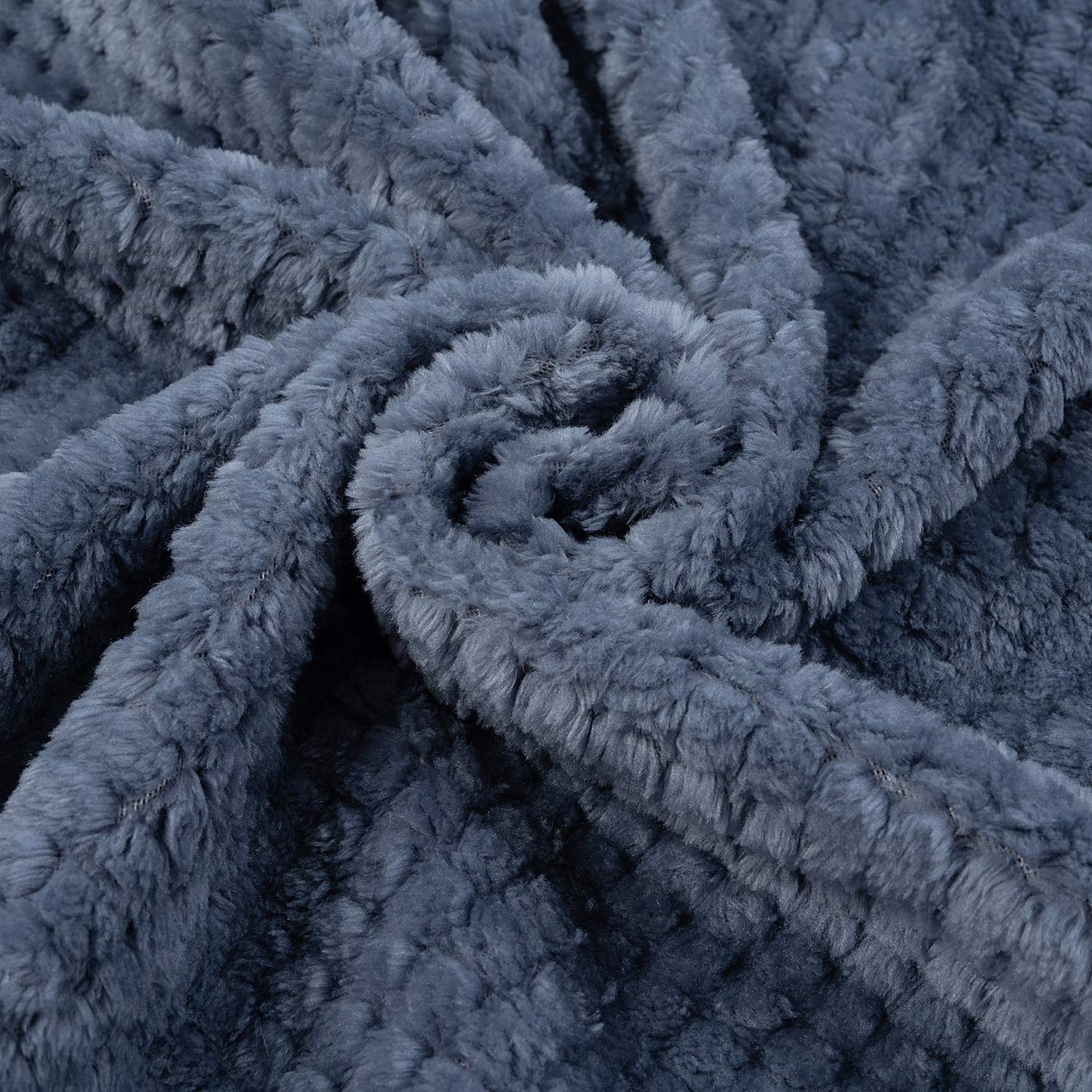 Cozy Pet Blanket for Dogs & Cats - Soft Fleece Throw for Bed, Couch & Travel - Blue (24