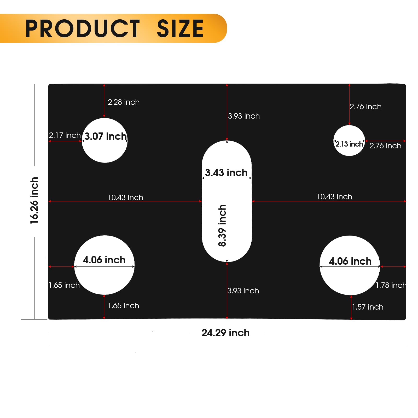 Samsung Stove Top Covers - Reusable Silicone Gas Burner Protector, 16.26