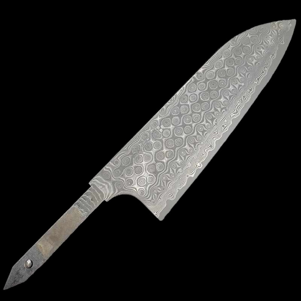 Nigara Anmon Damascus SG2 Santoku Knife 180mm & 170mm - Professional Japanese Chef Knife for Slicing, Dicing & Chopping - Perfect for Home Kitchen & Professional Use