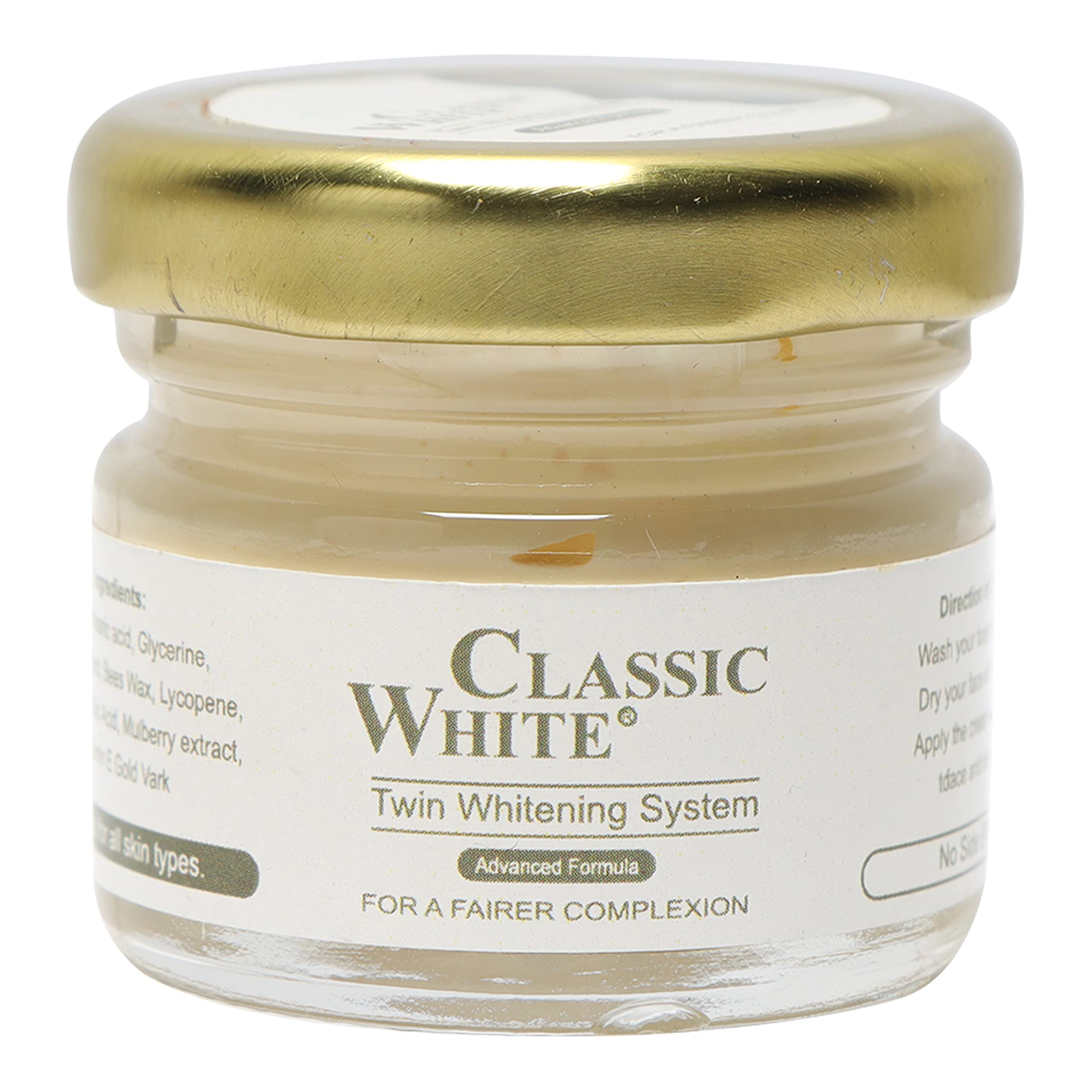 Best Classic White Cream for Face Lightening & Skin Whitening | Brightening Fairness Cream for Glowing Skin | Perfect for Daily Skincare & Evening Tone Correction