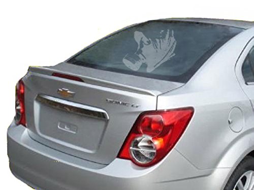 12-14 Chevrolet Sonic 4-Door Flush Mount Factory Style Spoiler - Painted Summit White (WA8624) or Primed | Enhances Aerodynamics & Sporty Look for Sedans