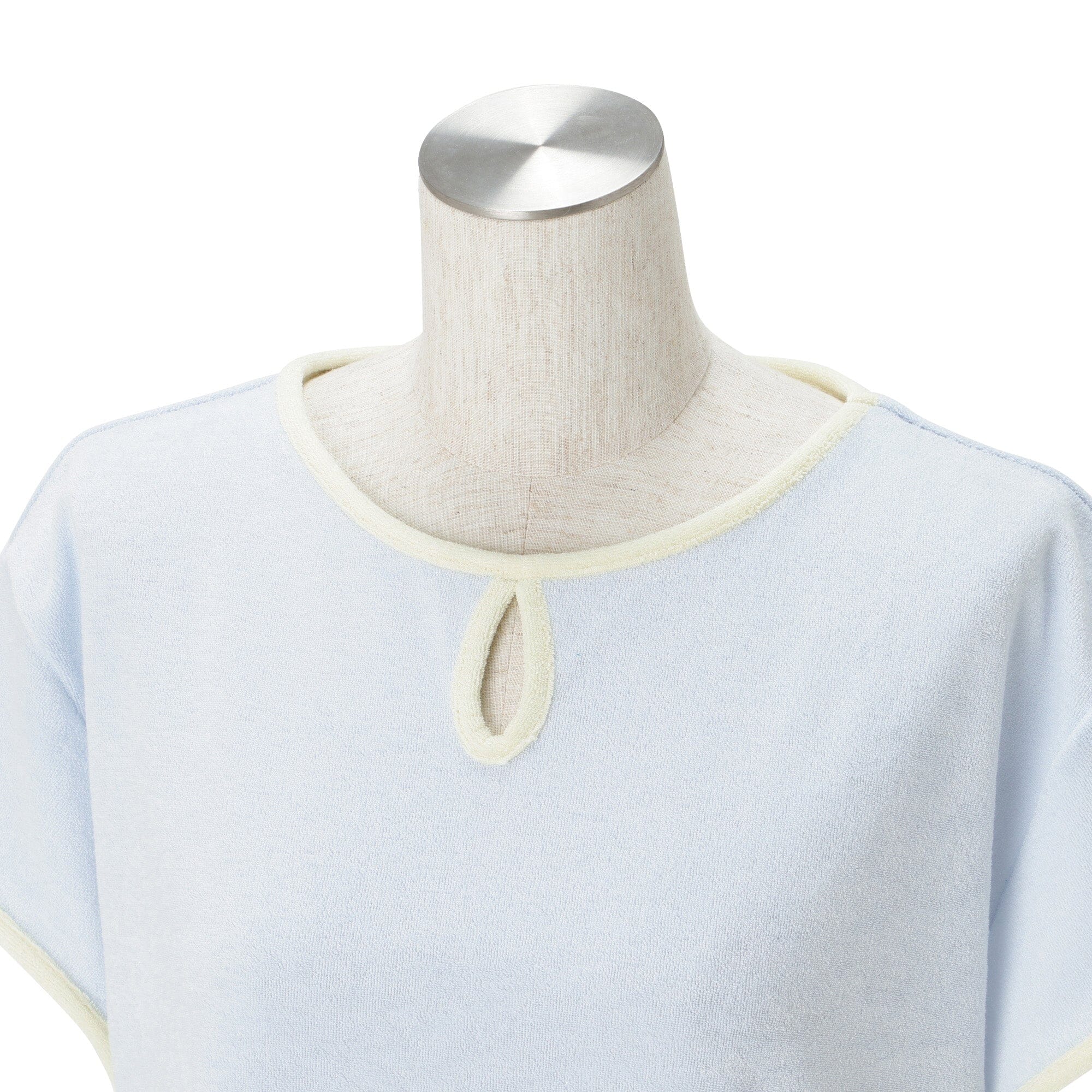 Cool Touch Pile Pajamas for Women - Soft Light Blue Sleepwear Set for Winter | Cozy Lounge & Sleepwear for Cold Nights